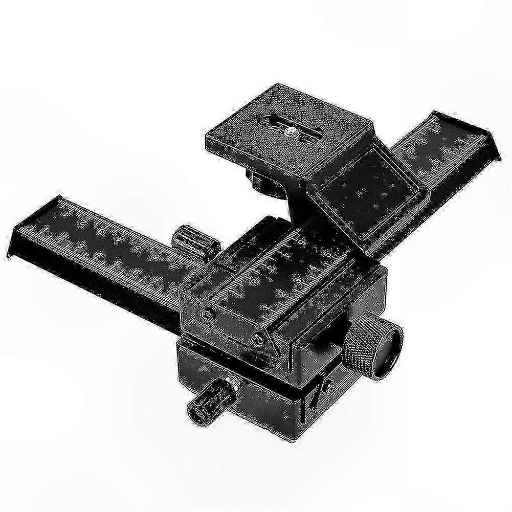 Multi-Directional Macro Focusing Rail for DSLR and Mirrorless Cameras with Tripod Slider Functionality