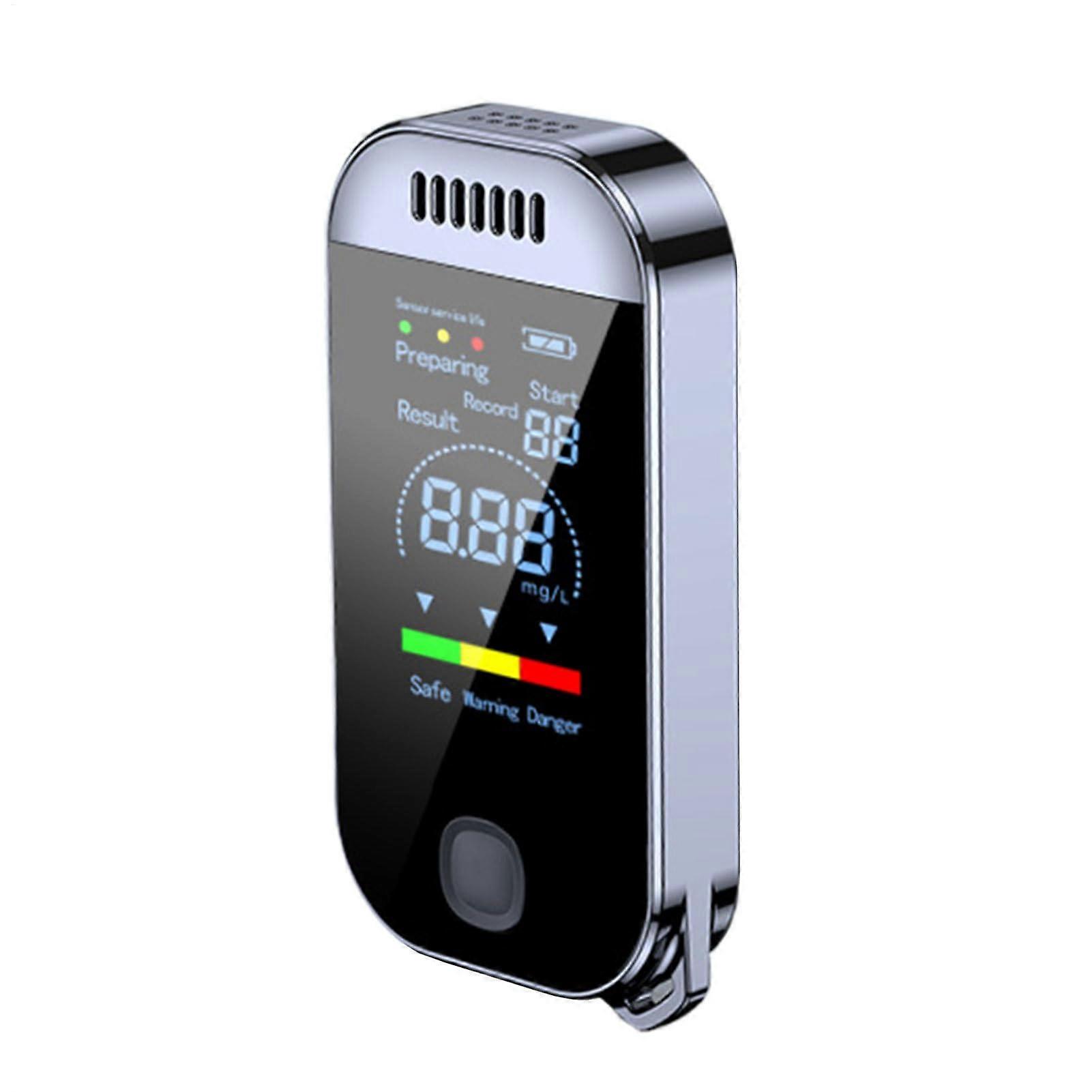 Breathalyzers For Alcohol, Portable Digital BAC Device, Contactless Breath Tester, 5.9x3.4x1.4cm