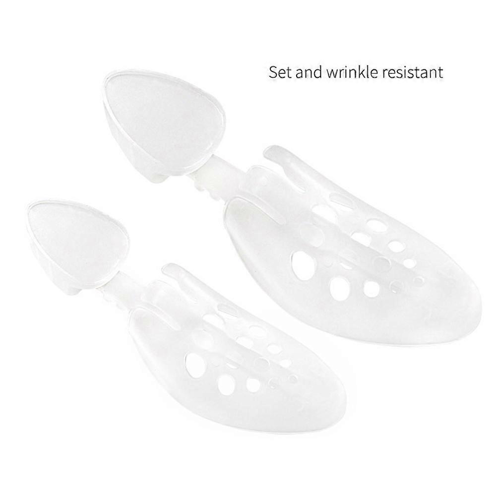 Adjustable Shoe Shaper Plastic Shoes Support Durable Extend Shoe Traveling Size 40-45 2Pcs