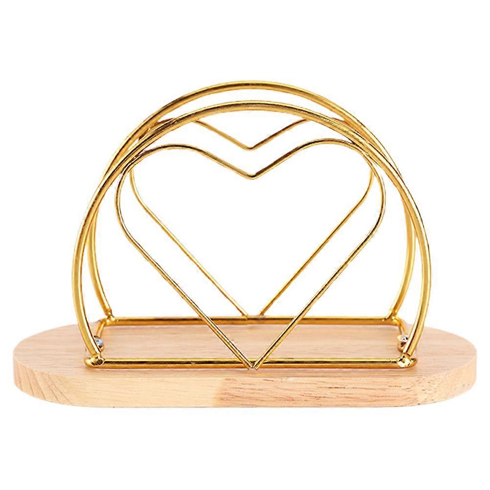 Napkin Holder for Table Wooden Paper Organizer 2Pcs Farmhouse Style