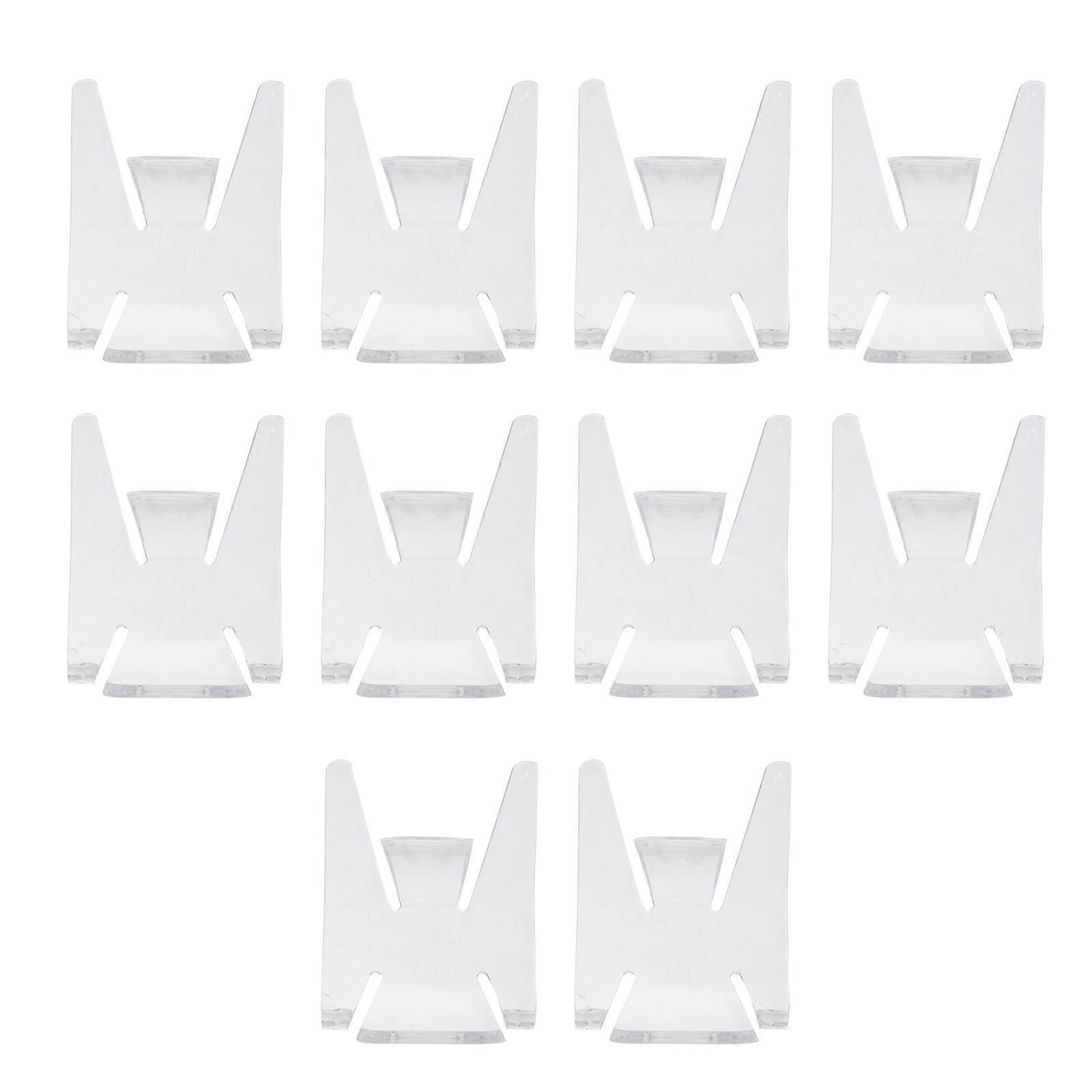 Jade Ware Display Holder 20 Pcs Practical Design Bracelet Organizer For Home Use Transparent Square Storage