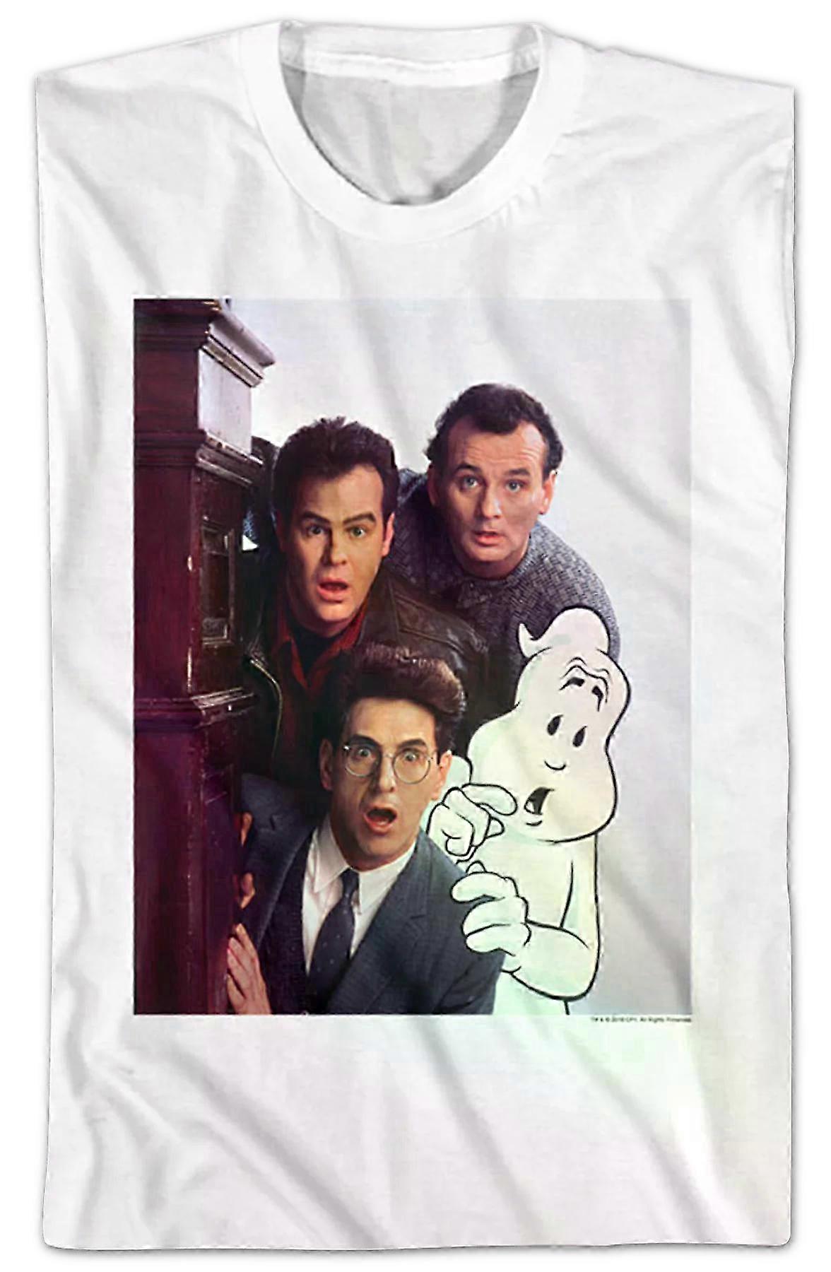 Egon Ray Peter Ghostbusters T-skjorte Rockinstone