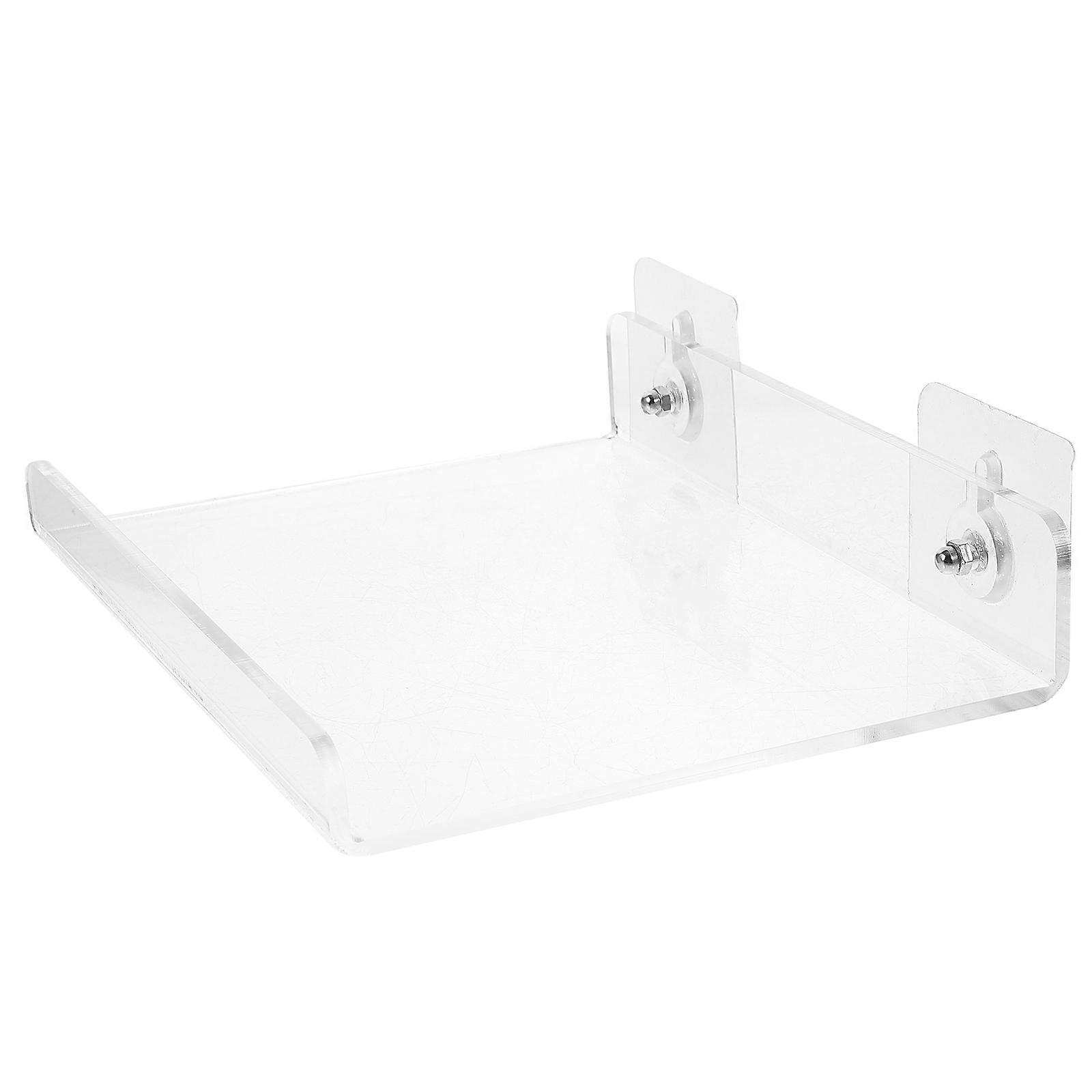 Transparent Acrylic Floating Shelf for Storage 4Sets Wall Mounted Bathroom