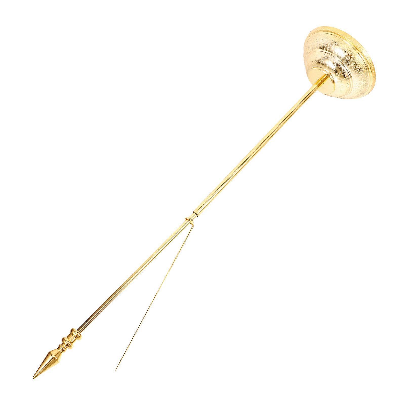 Desk Flag Holder for Storage 2Pcs Metal Flag Pole Sturdy Desktop Base