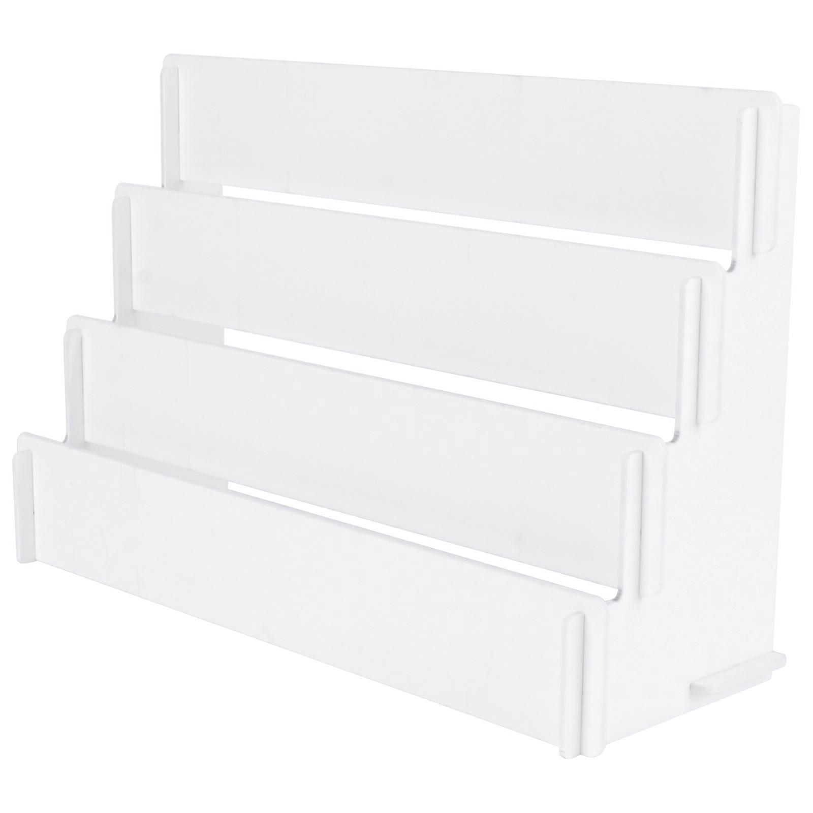 Multilayer Display Rack Acrylic for Storage 1Pcs Trapezoidal Organizer