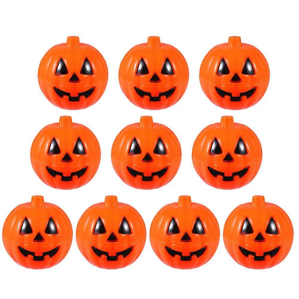 Candy Storage Container Pumpkin Candy Jar for Party 10Pcs