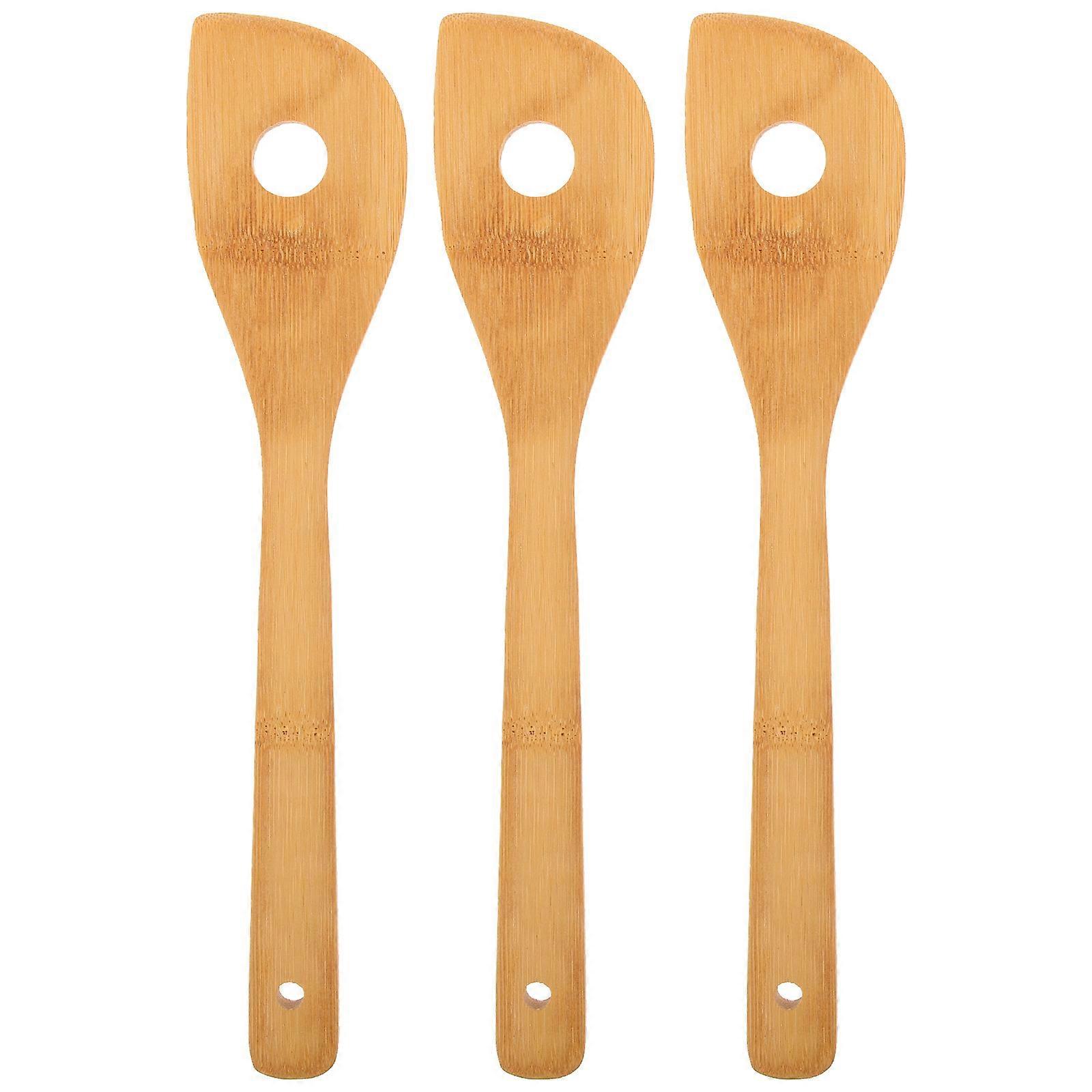 Wooden Mixing Spoon Maple Egg Stirring Tool for Kitchen Use 2Pcs