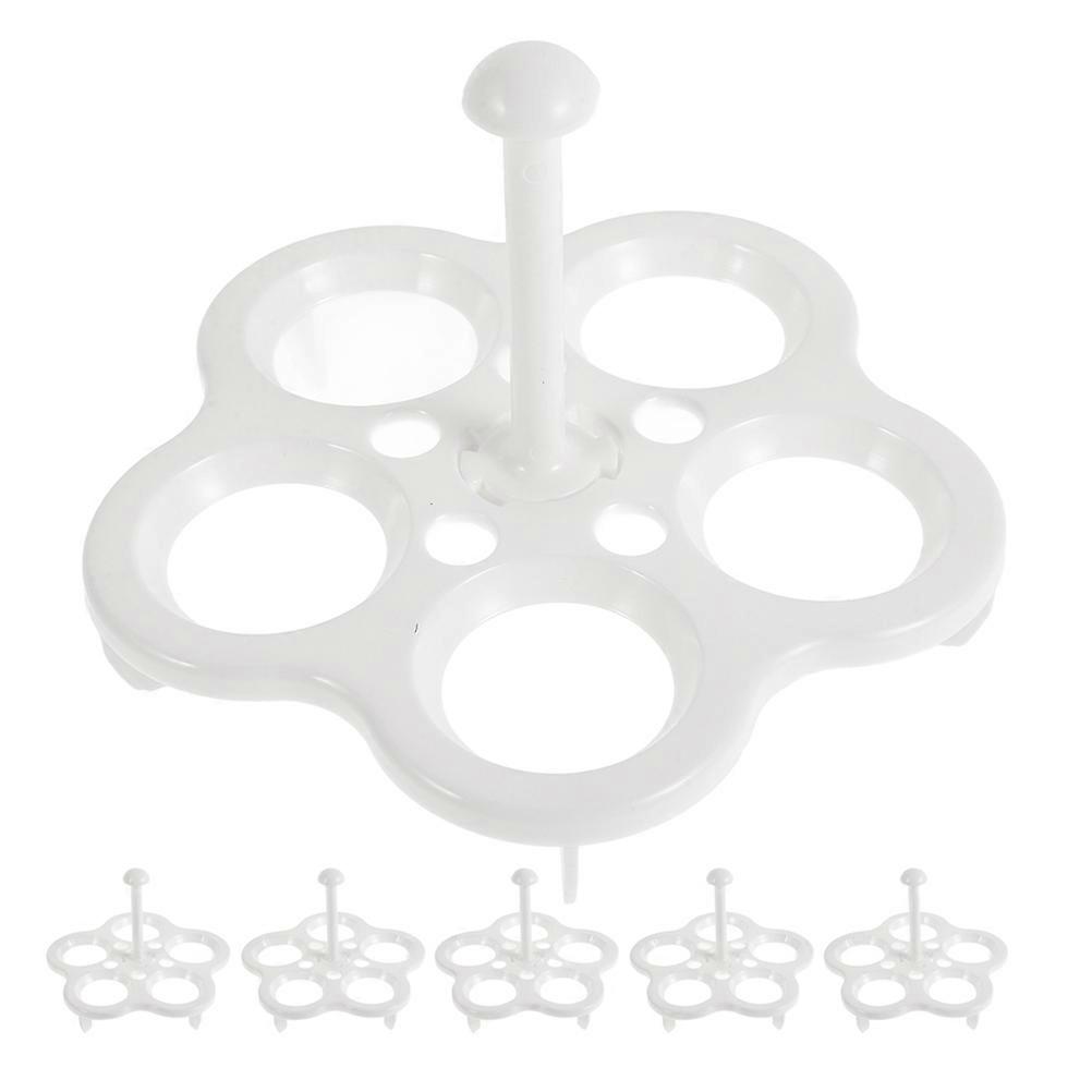 Heat Resistant Egg Cooking Rack For Steamer Pot 18 Pcs Multi Function Space Saving Kitchen Accessories White