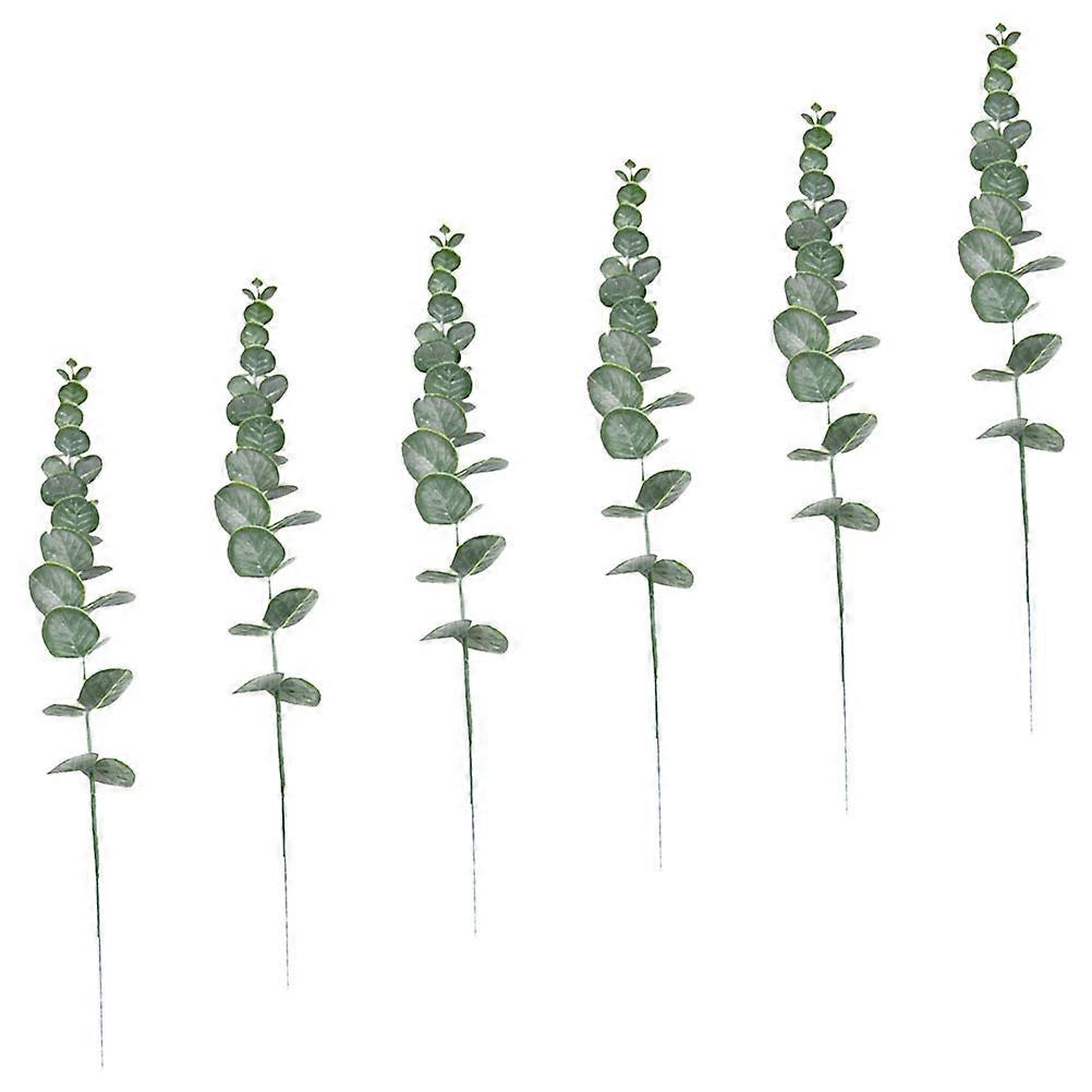 Eucalyptus Leaf Decor Green Simulated Leaf for 18Pcs