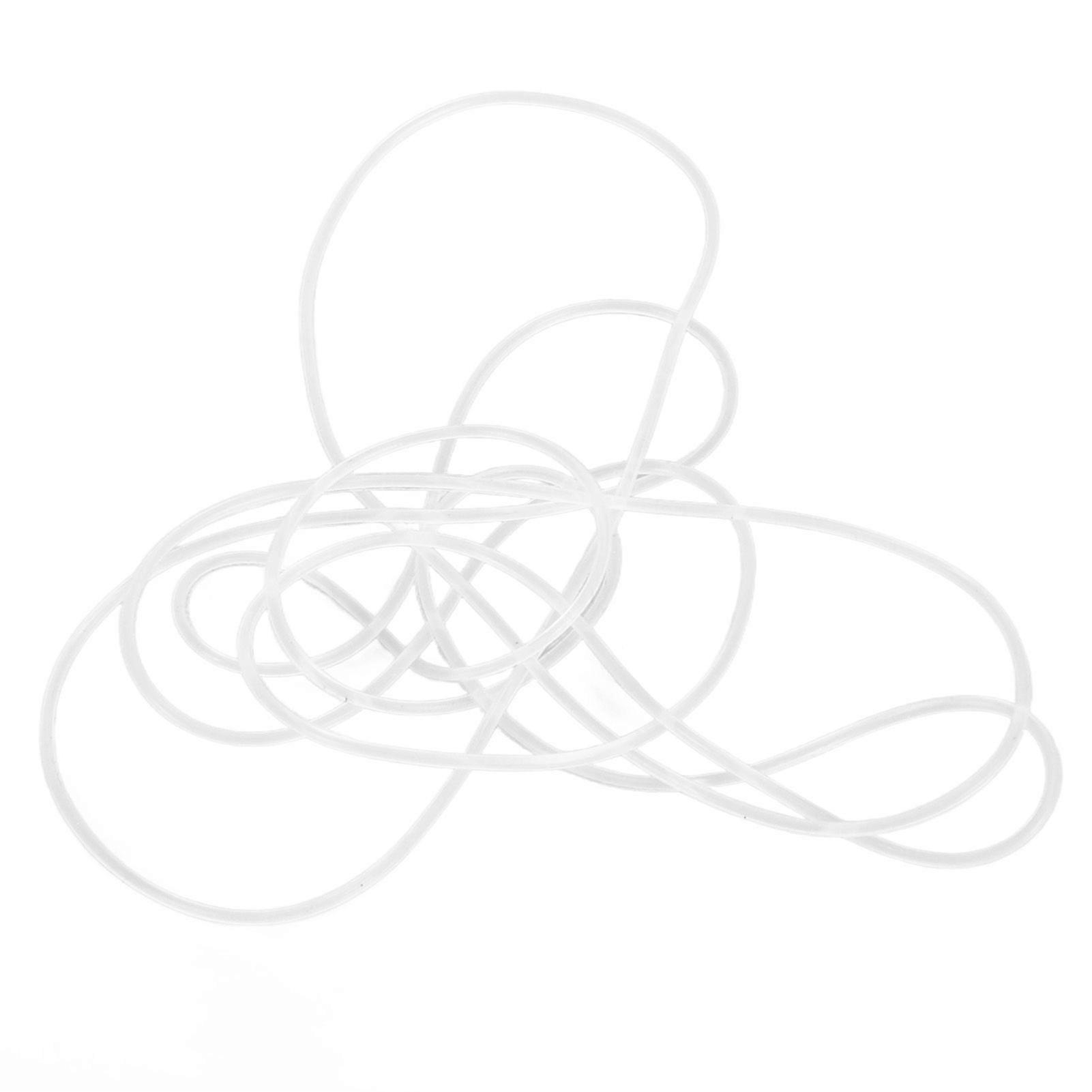 Turntable Belt Professional Replacement Transparent Record Player Rubber Belt for Record Player Component 39.4in