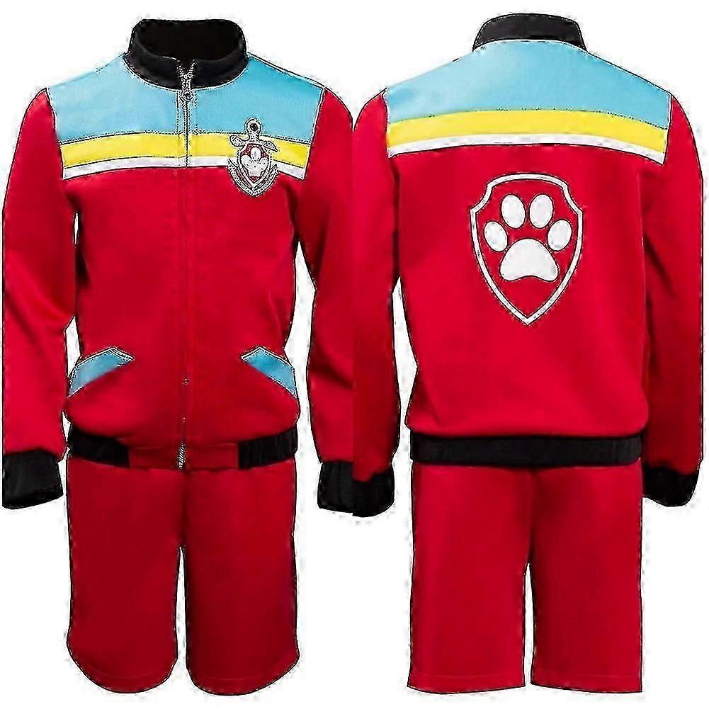 Wang Wang Li Gong Team Cos Ryder Kapten Cosplay Kostym för vuxna Barnversion Väst Kläder Set Halloween kostymer 2023