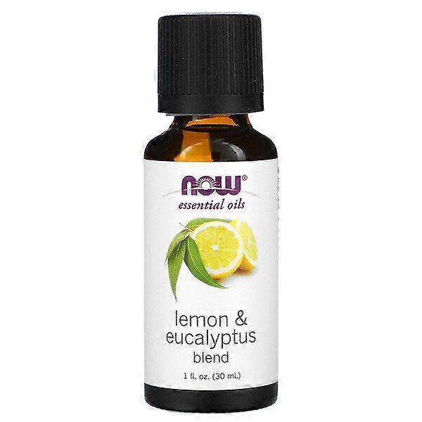 Now Foods, Essential Oils, Lemon & Eucalyptus Blend, 1 fl oz (30 ml)