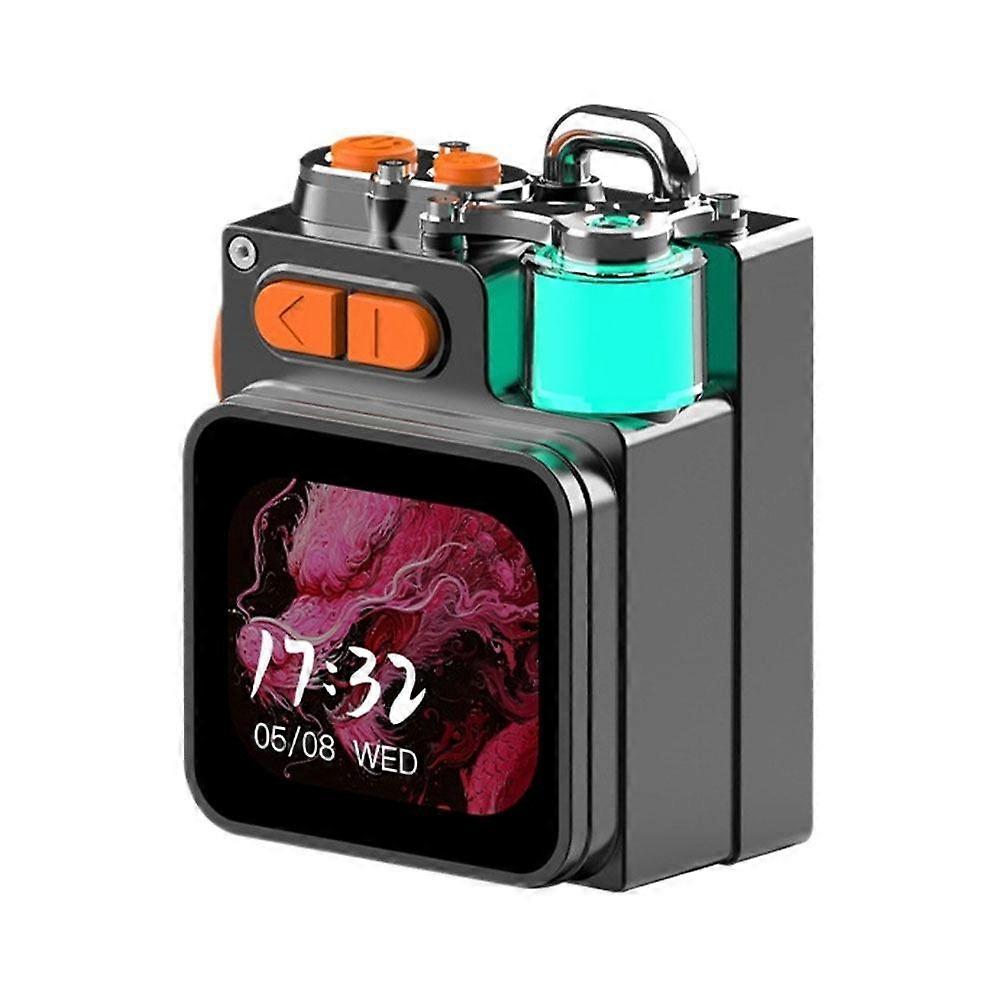 Metal Bluetooth Speaker with Ambient Light High Power Portable Mini Speaker with Screen 495W Rich Bass 6H Playtime Bluetooth 5.4 For Outdoor