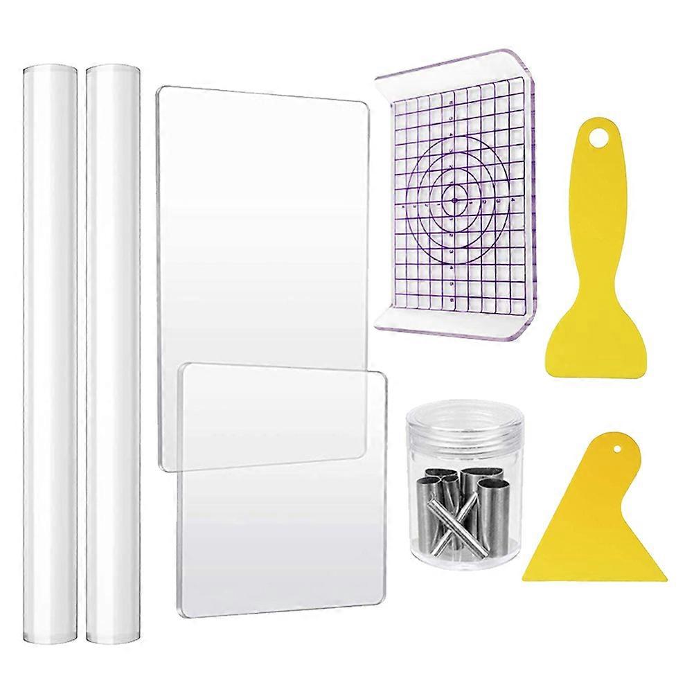 Clay Moulding Tools 2 Sets For Home Crafts 20X2.5X2.5CM Assorted Color Supplies 14Pcs