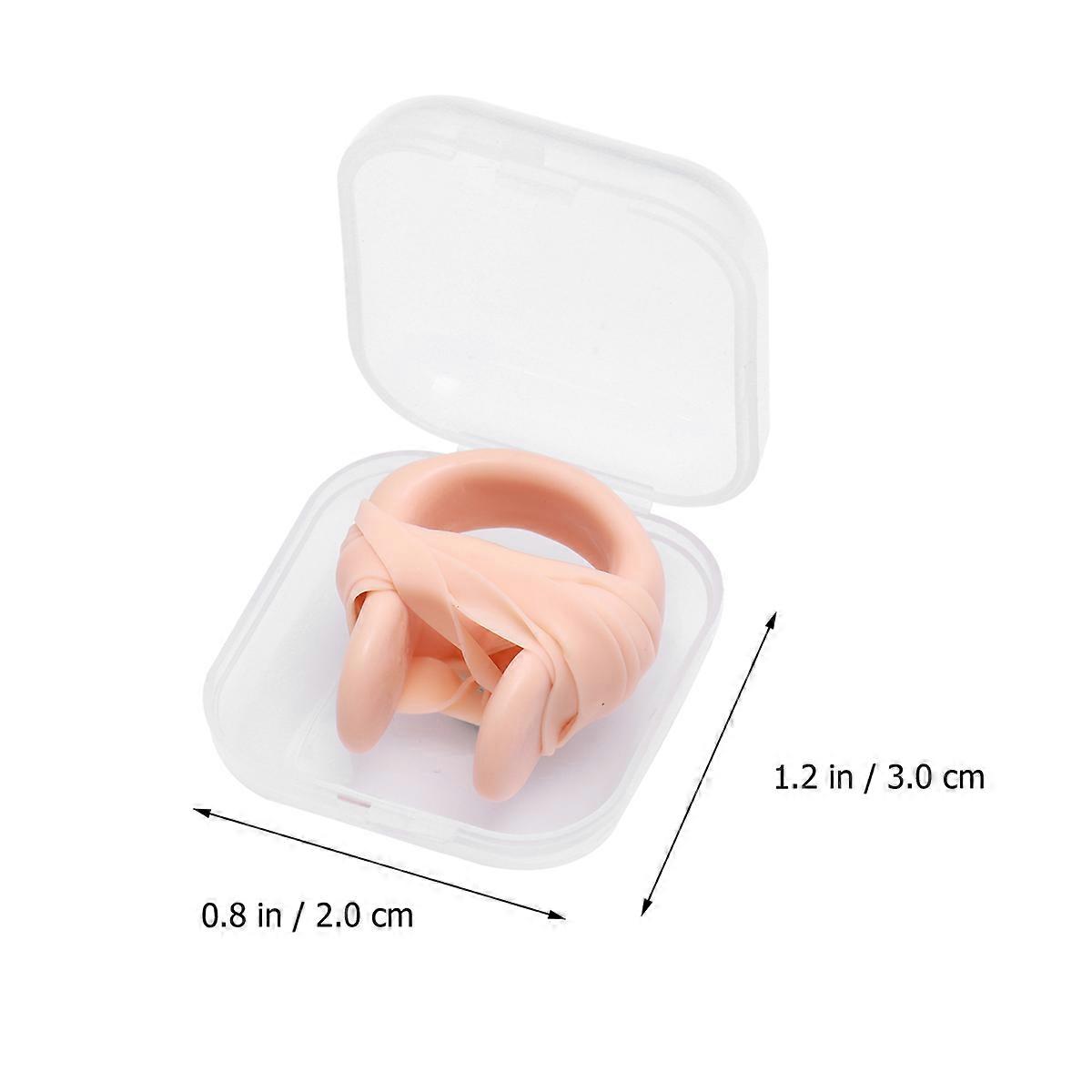 Pince-nez de natation, protection nasale pour la natation, 10 pièces avec cordon en silicone