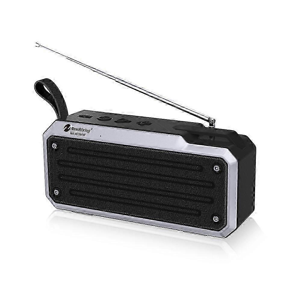 NewRixing NR4018FM TWS Taşınabilir Stereo Bluetooth Hoparlör, Destek TF Kartı / FM / 3.5mm AUX / U Disk / Ahizesiz Arama