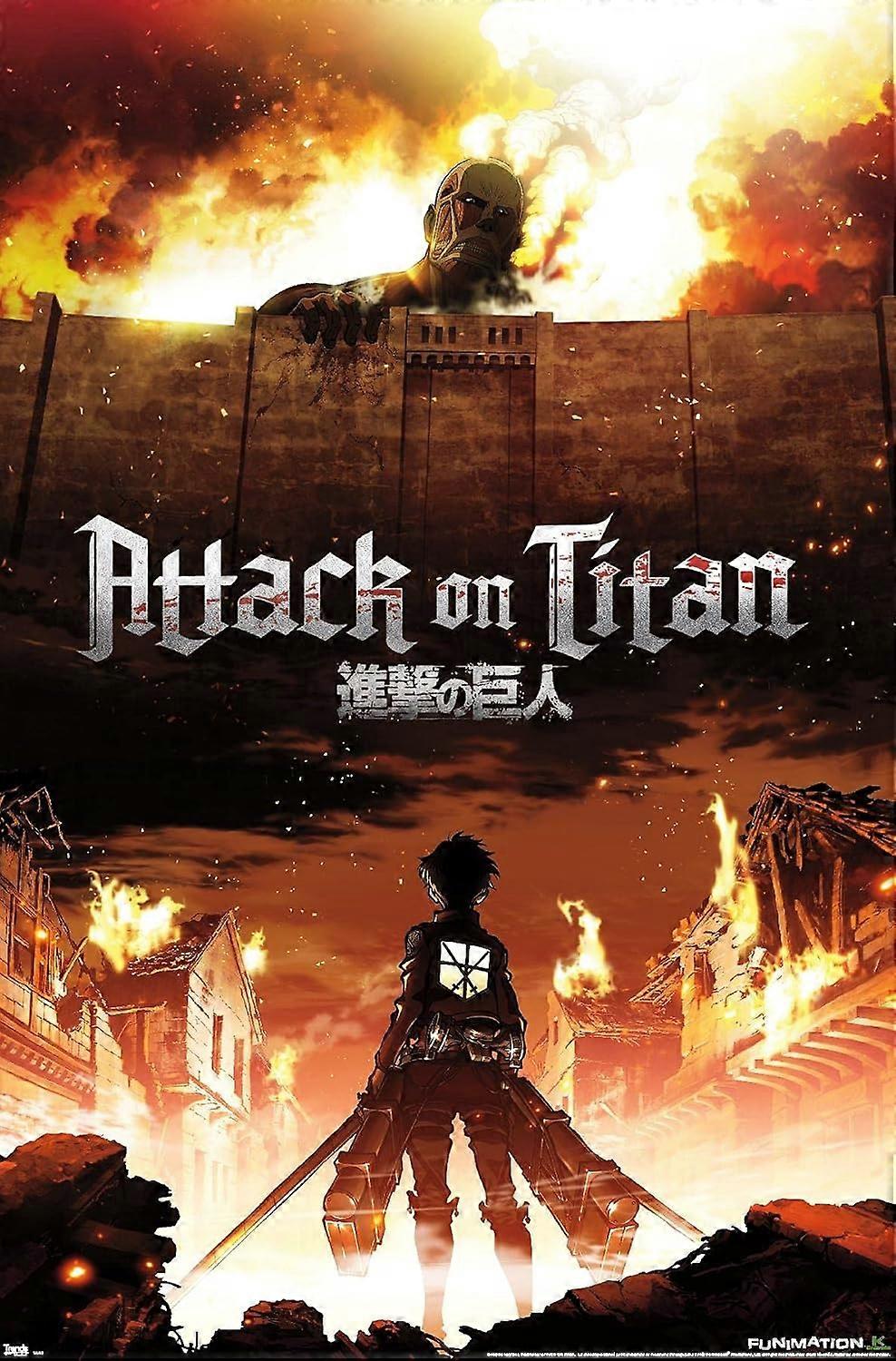 Plakát Attack on Titan - Fire