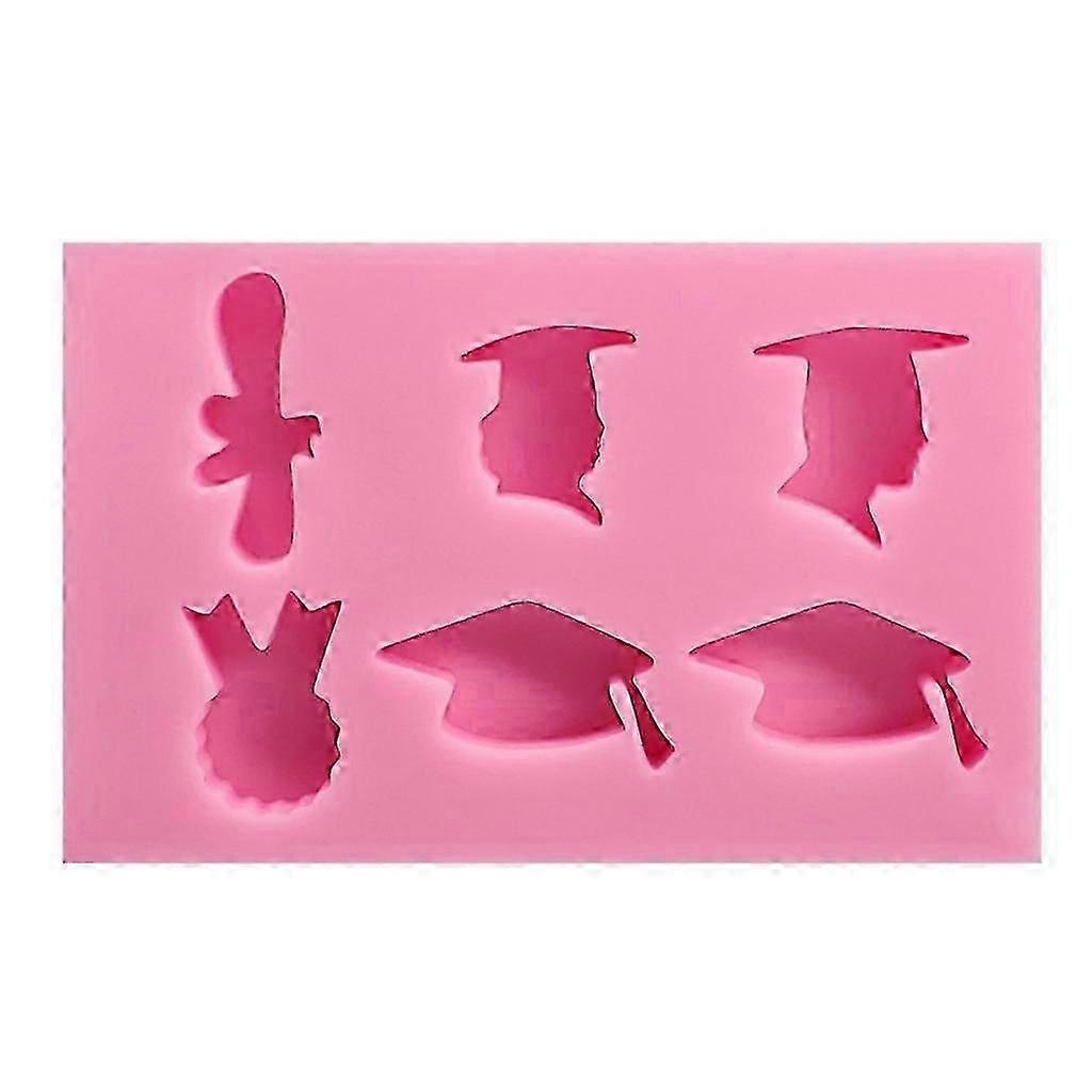 3D Graduation Cap Fondant Mold DIY Baking Tool for Biscuits & Cakes