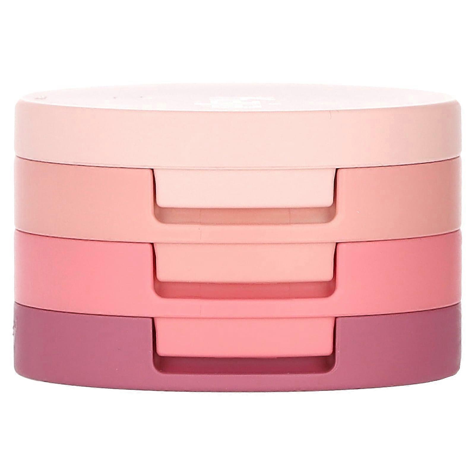 Beauty Bento, Bouncy Matte & Shimmer Eyeshadow Trio, 07 Glowing Guava, 3 Count, 0.03 oz (0.09 g) Each