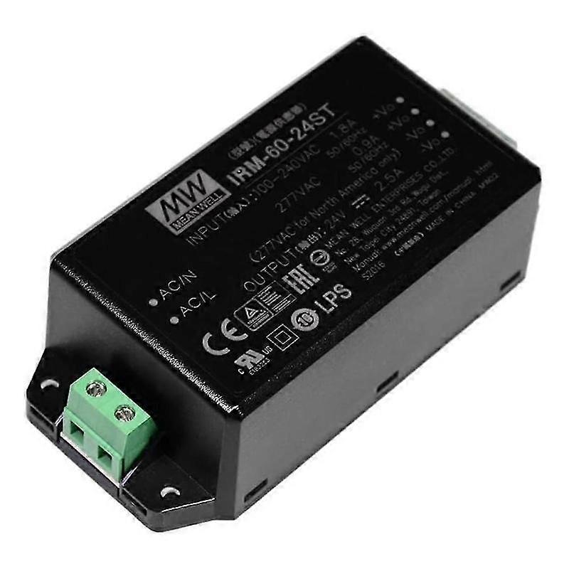60W 24V 1.25A Switching Power Supply, IRM-60-24ST Screw Terminal Type AC-DC Power Supply Driver Converter Transformer