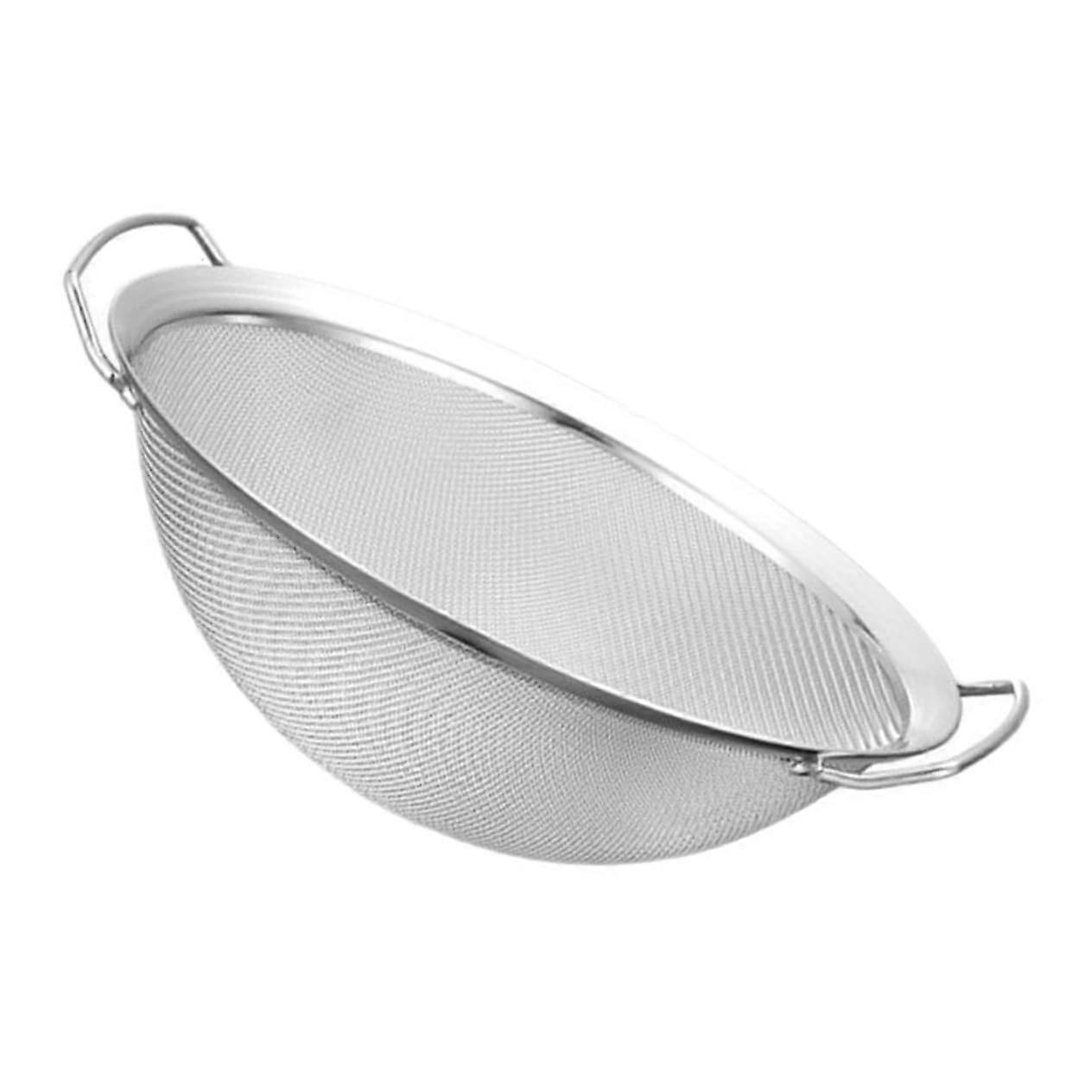 Fine Mesh Paint Strainer Stainless Steel Filter Tool Dual Handles Bucket Strainer For Smooth Paint Application