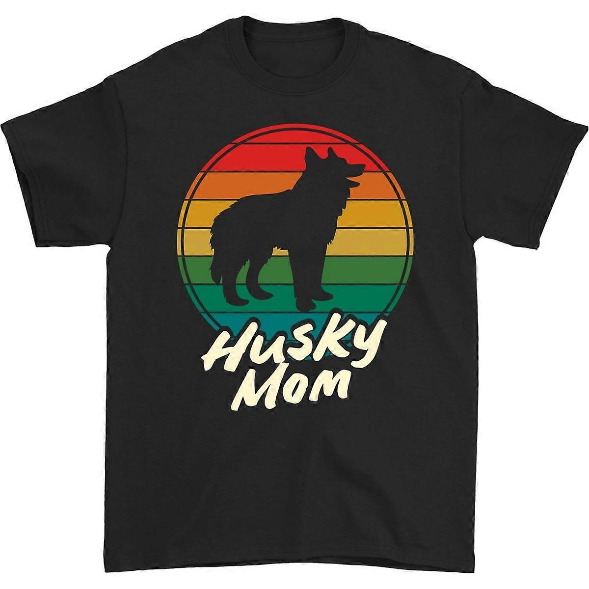 האסקי אמא כלב כלבים מתנה מצחיקה חולצת טריקו עבור גורים אוהב בנות