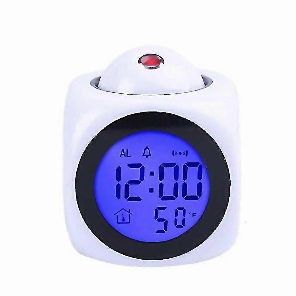 For Smart Alarm Clock Digital Led Projector Temperature Time Projection Lcd Display