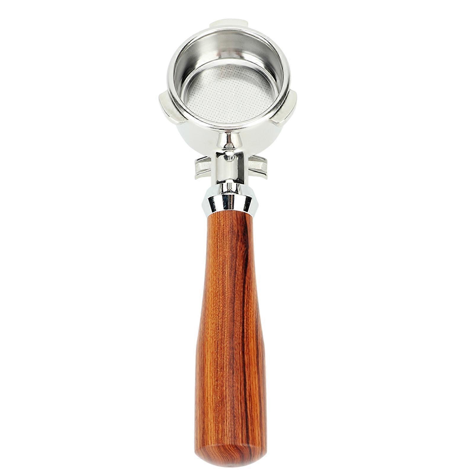 54mm Double Flow Coffee Portafilter Compatible with Breville 870 880 E Redwood Espresso Machine Durable Filter Basket Accessory