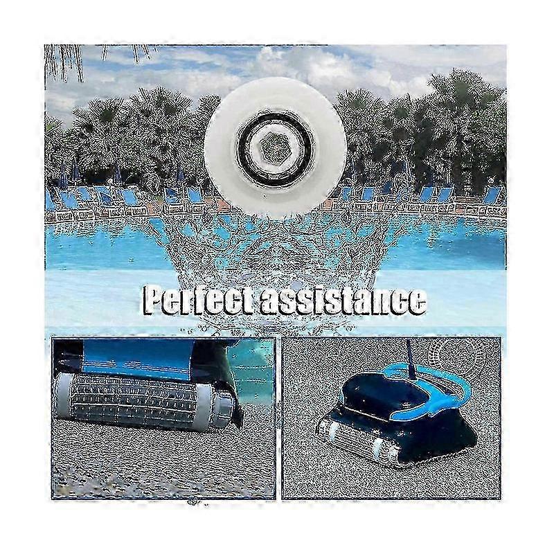 Guide Wheels 4 Pack with 2 Pack Pulley Gears Replacement Part 3884997-R6 suitable for Dolphin,Pool Cleaner A