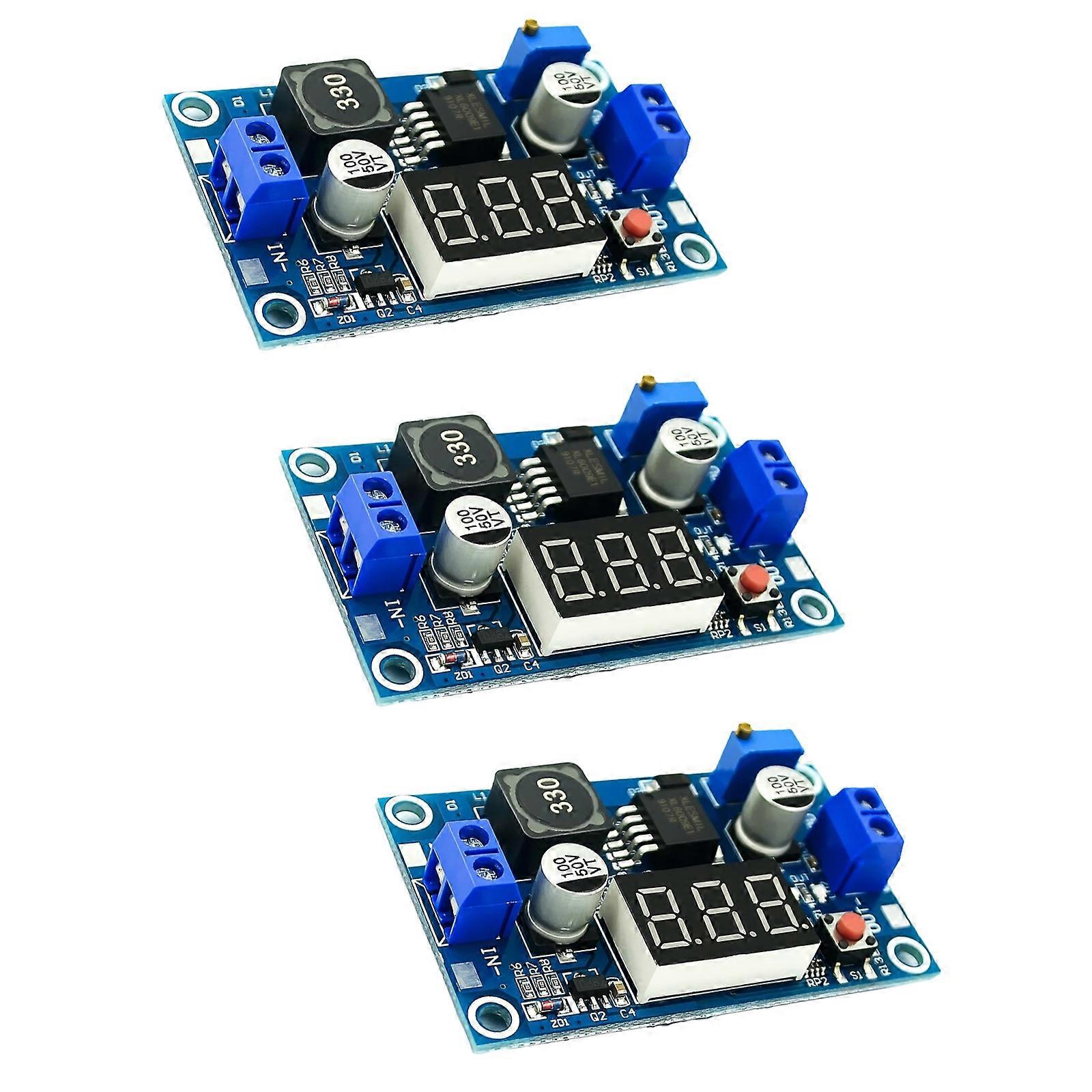 High Current Boost Converters Module 4A Output Adjustable 5V-40V Compactly Design LED Display For DIY Electronics Projects Multicolor