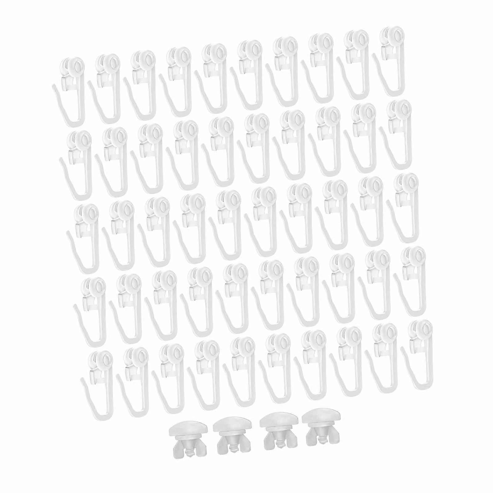 Quiet Gliders Curtain Hook Curtain Roller for Smooth Glidings and Noise Reductions Home or Office Setting Multicolor