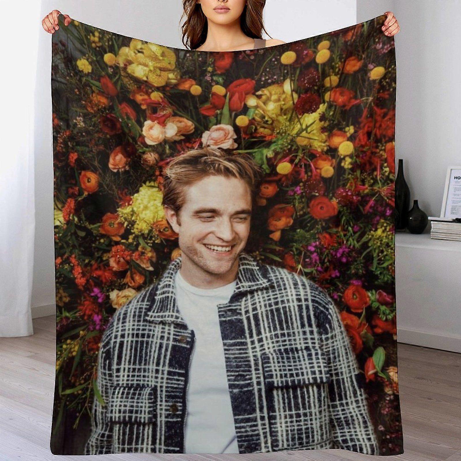 Edward cullen Warm Plush Blanket for Kids Lounge Travel Sleep No Shedding Gentle Touch Anti-Wrinkle Feel