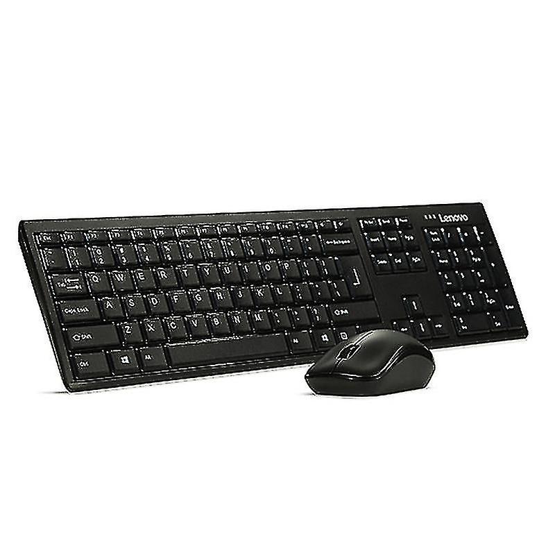 Computer Accessory Sets Lenovo Kn100 Simple Wireless Keyboard Mouse Set Black