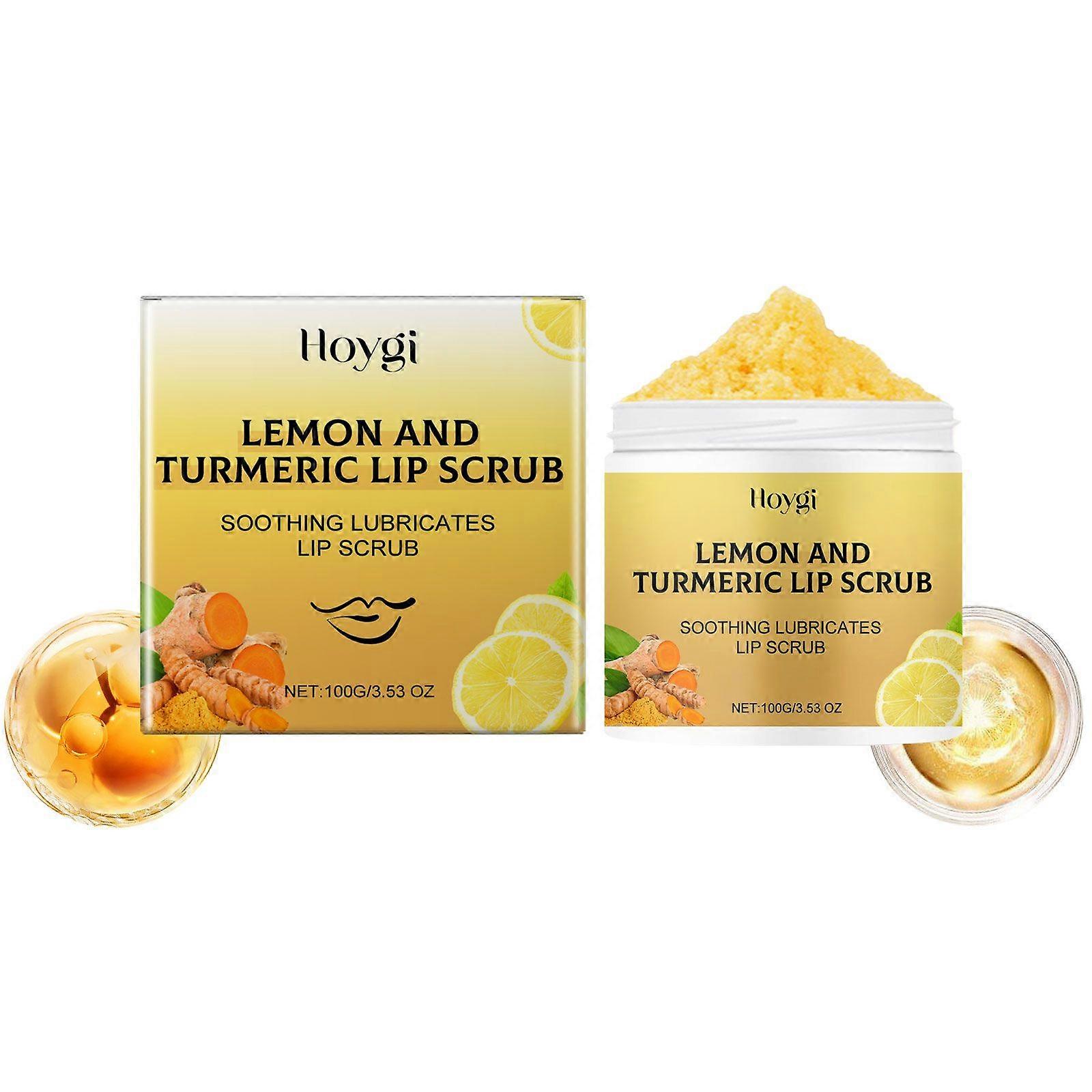 Turmeric Lemon Lip Scrub