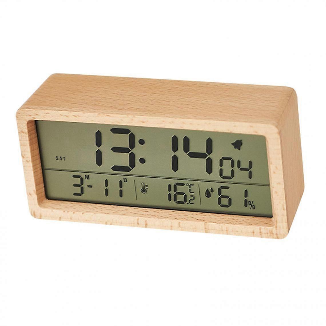 Digital alarm clock Humidity Temperature Date