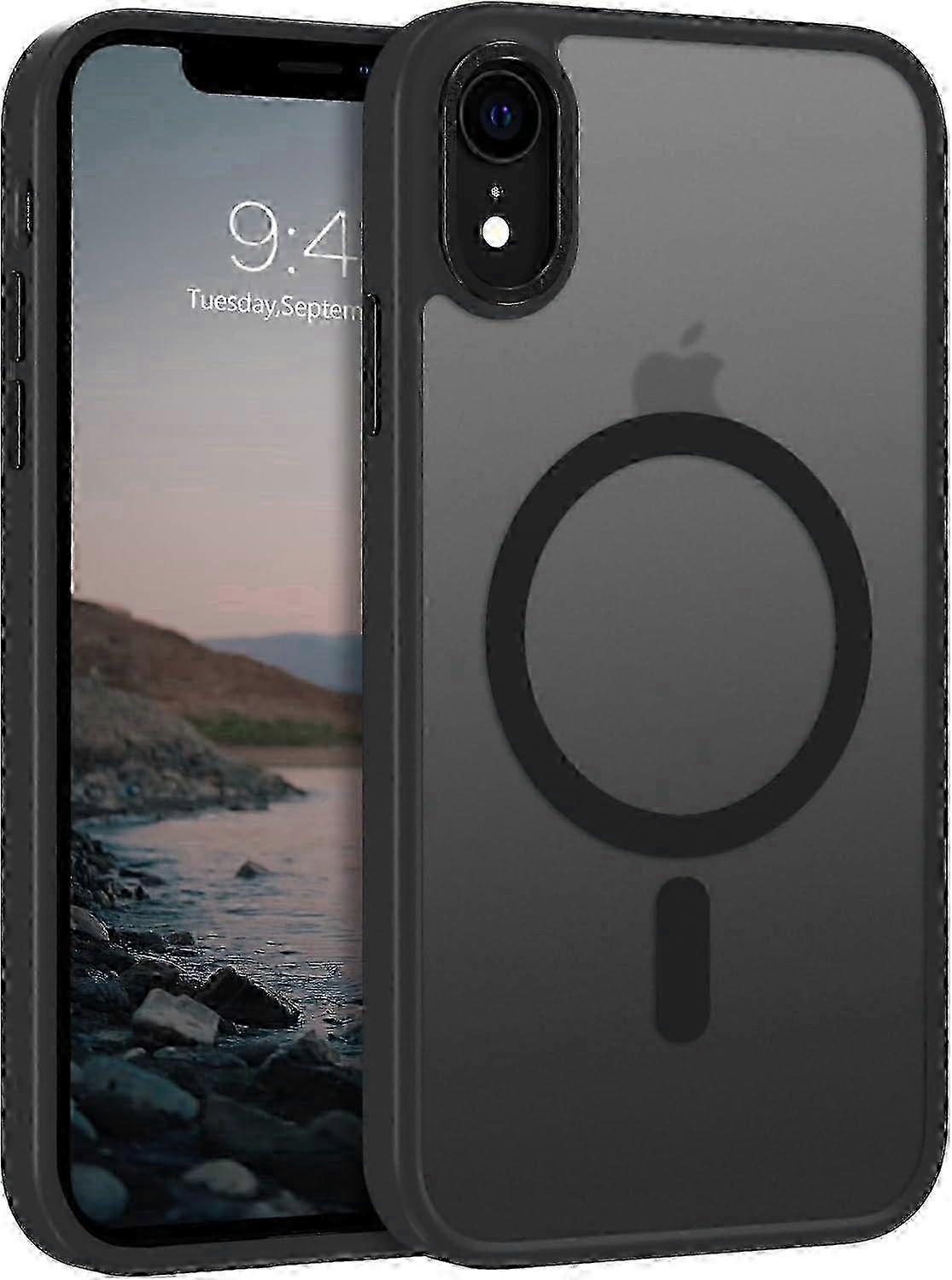 TIANYING for iPhone XR Phone Case, Phone Case iPhone XR Magnetic Case Compatible with MagSafeTranslucent Matte Slim Shockproof Anti-Fingerprint A