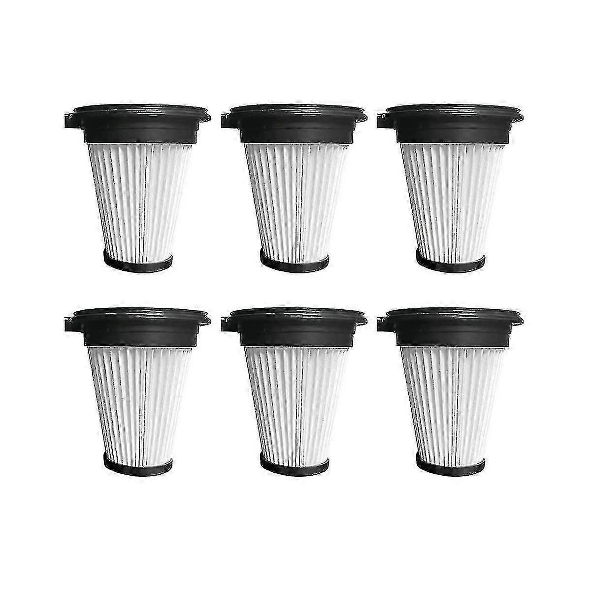 6Pcs HEPA Filters for Handheld Cordless Vacuum Cleaner jn