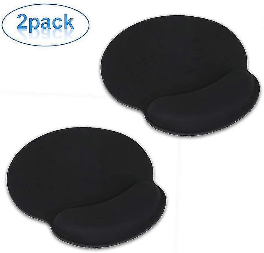 Mouse Pad With Ergonomic Gel Wrist Rest In Memory Foam For Laptop Or Desktop