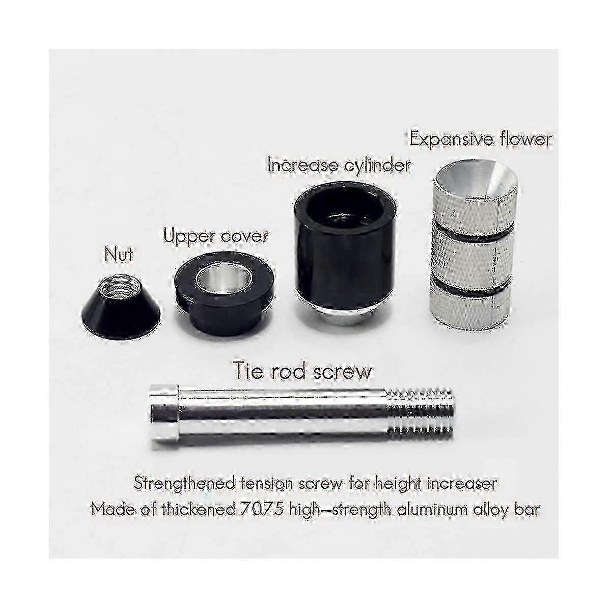 Bicycle Handlebar Stem Extender For Aluminium Alloy Fork Mountain Road Bicycle Fork Hide Riser Adapter 55mm f74 2025