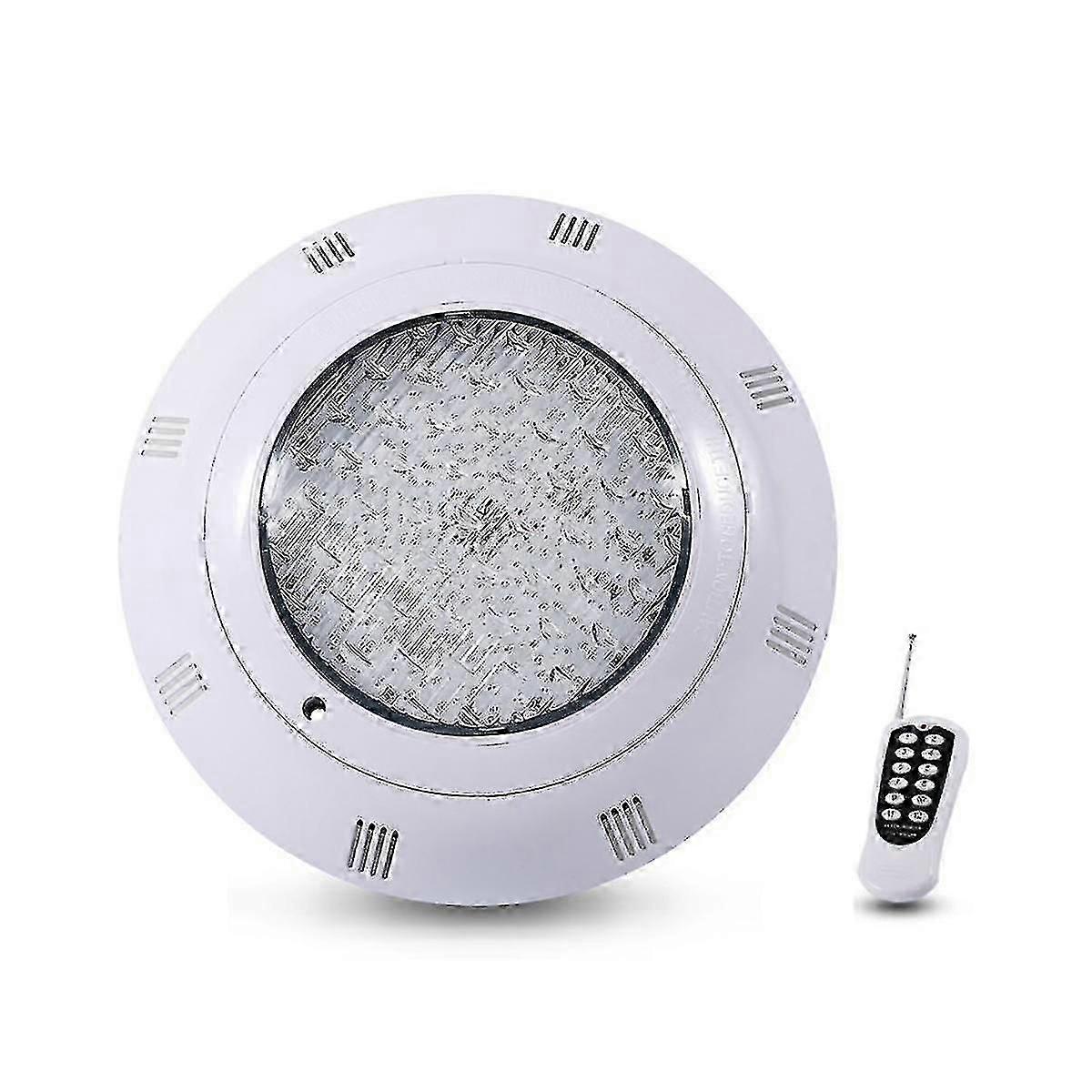 35W RGB متغير اللون LED مصباح حمام السباحة مع جهاز التحكم عن بعد ، IP68 مصباح تحت الماء مقاوم للماء لحمامات السباحة في الهواء الطلق