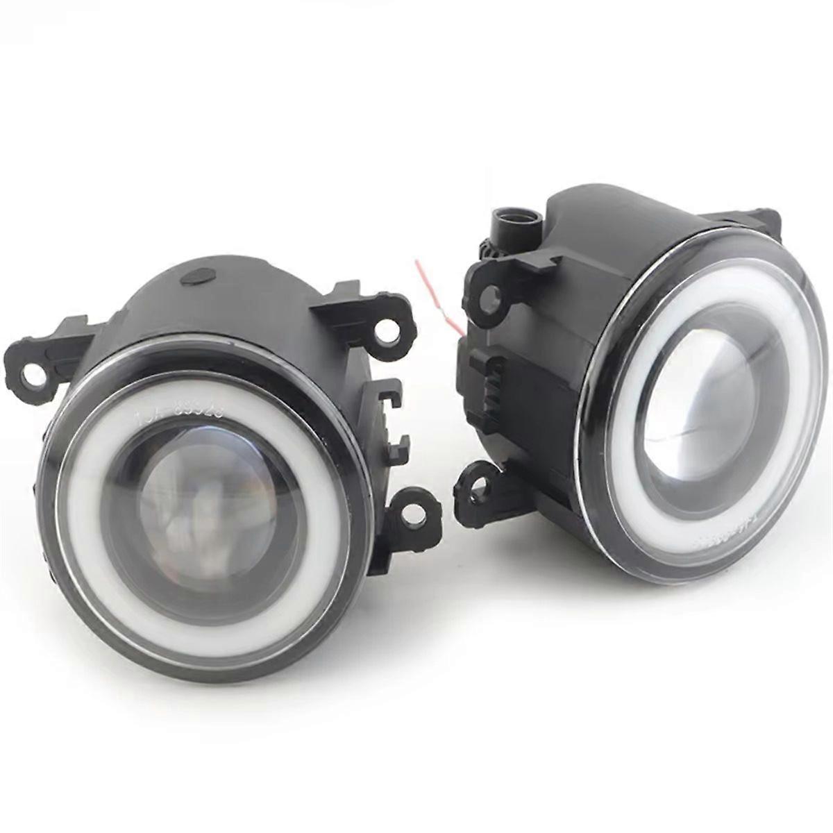 1Pair LED lens fog light white Daytime Running Lights