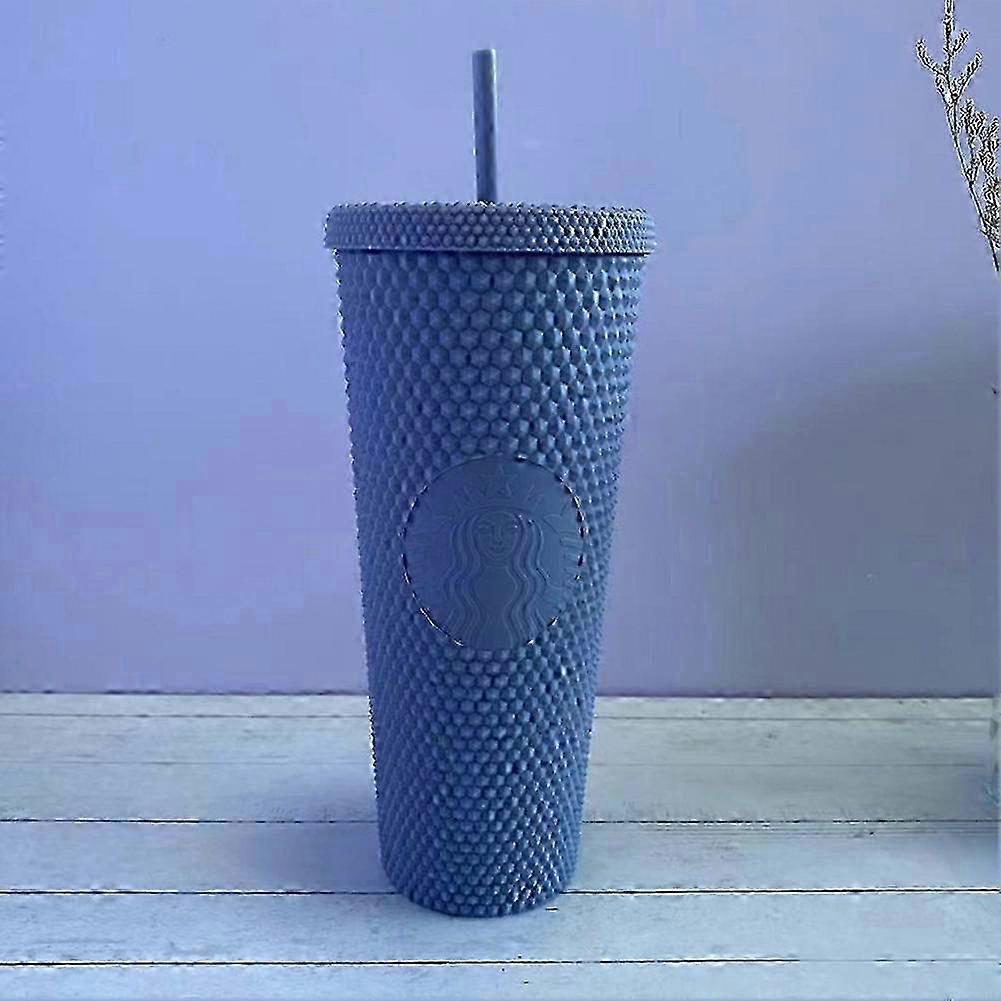 710ml/473ml Diamond Radiant Durian Cup With Straw And Logo 2-Layer Reu