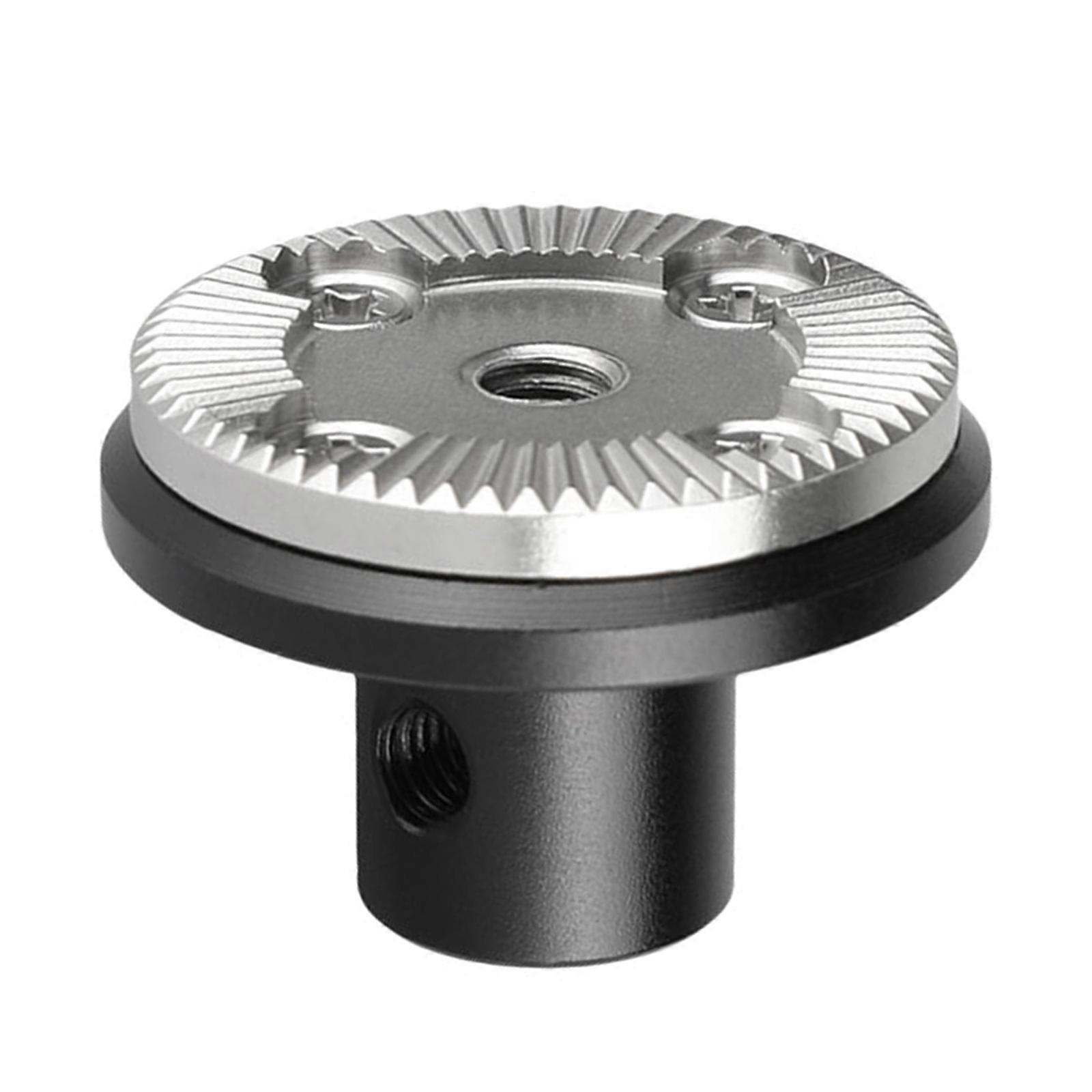 Standard Rosette M6 Thread Mount Adapter with 15mm Single Rod Holder for 15mm Camera Shoulder Rig Support System Multicolor