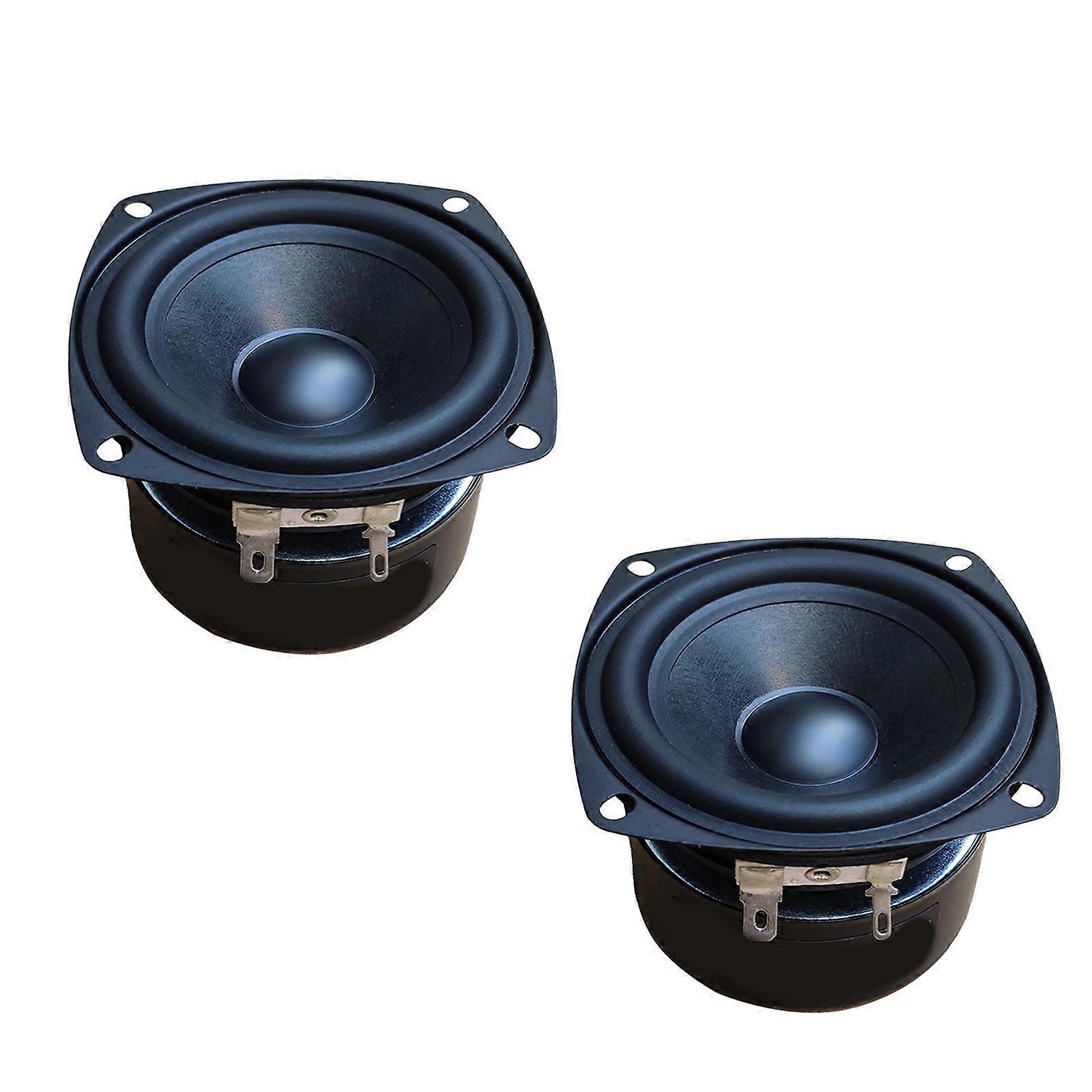 78mm Square Double Magnet Speaker 3in Full Frequency Auditory Output For Commuting And Parties Multicolor