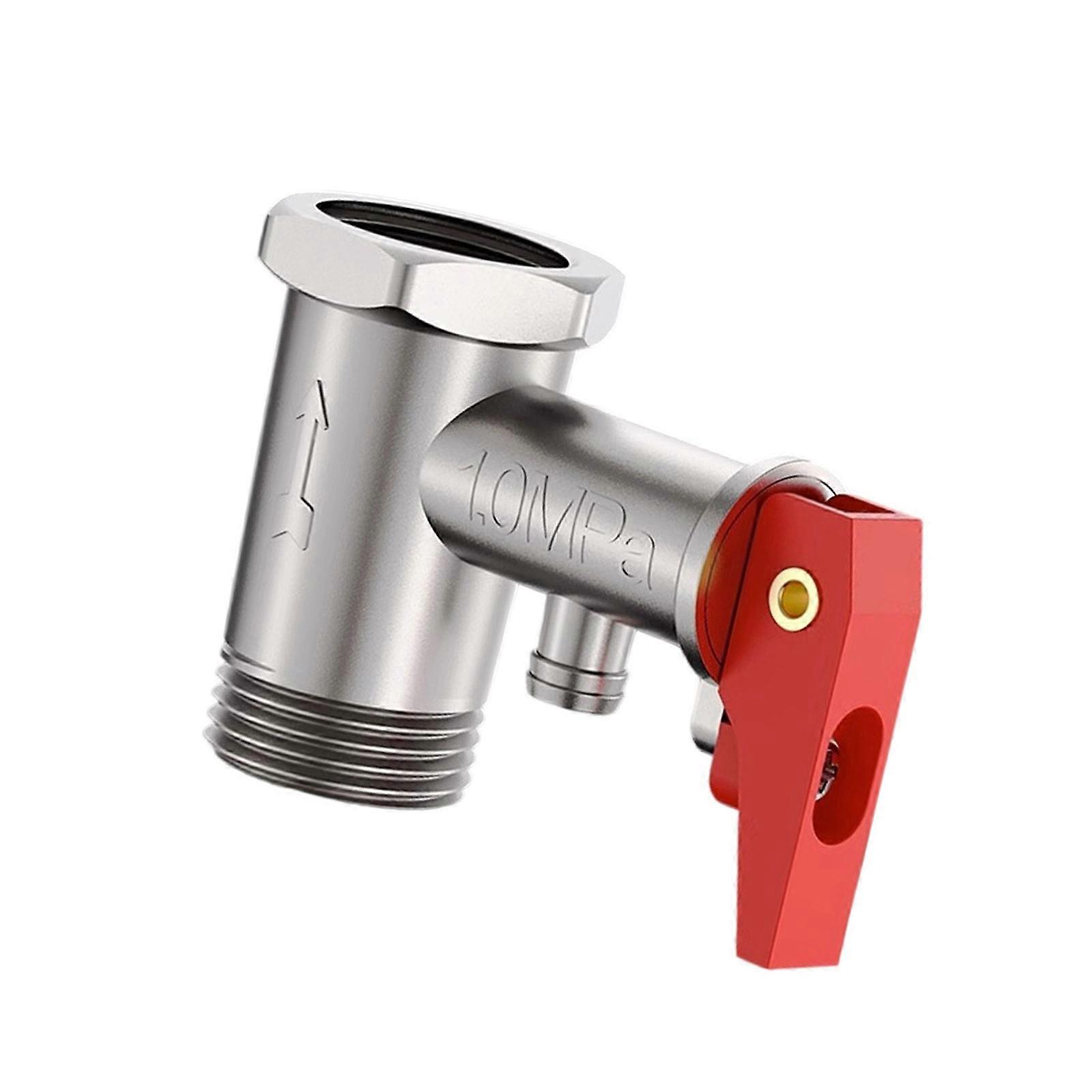 Water Heater Pressure Relief Valves with Check Valves Function Adjustable Pressure Control for Enhanced Safety Enduring Multicolor