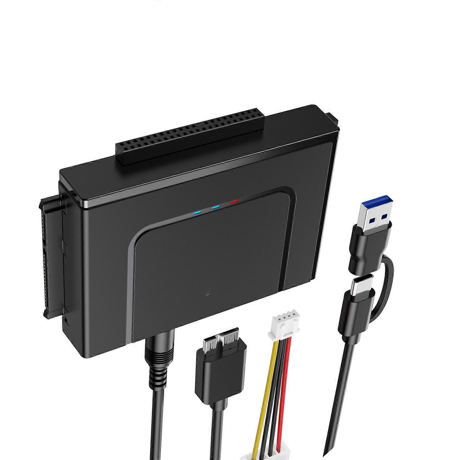 Universal USB3.0 to IDE Converter Adapter for 2.5inch 3.5Inch Hard Disk and Opticaled Drive Multicolor