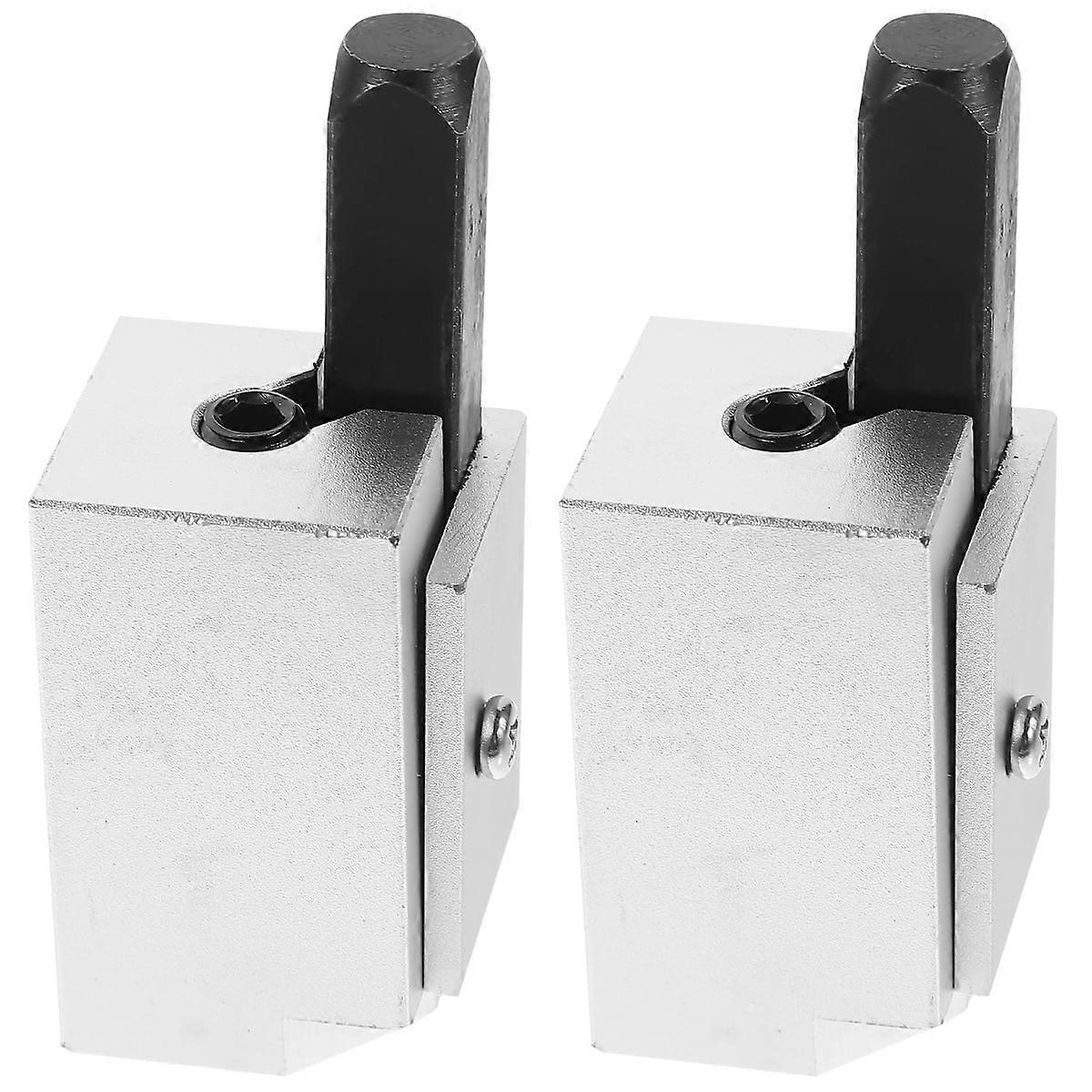 2pcs Corner Chisel Wood Chisel Right Angle Cutting Corner Punch Chisel Accessory