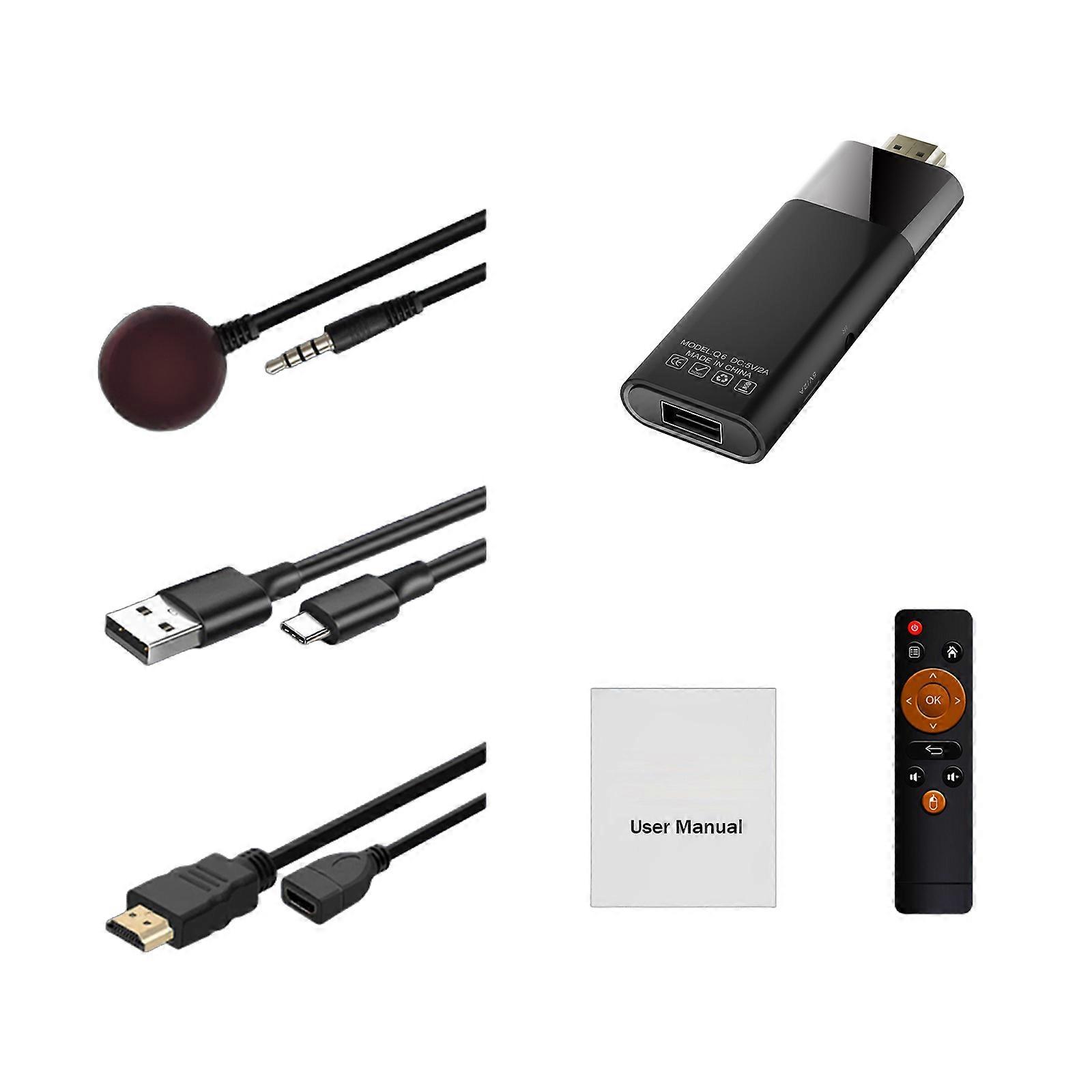 TV Stick TV Box Powerful Streaming Media Player H313 Maximizes Home Entertainment Fast Processing Speed Multicolor