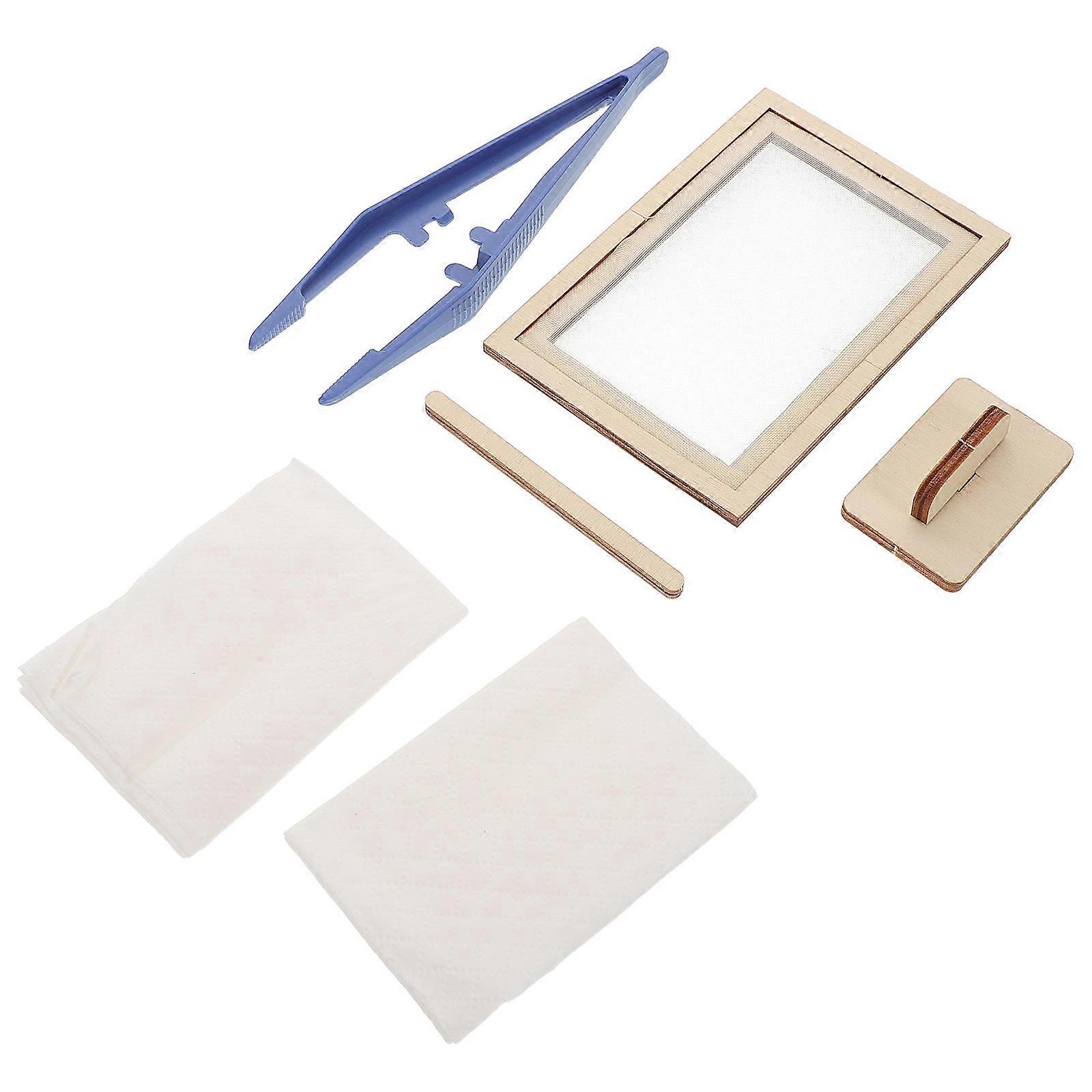 Antique Paper Making Technology Kit for Craft 1Sets DIY Educational Science Project