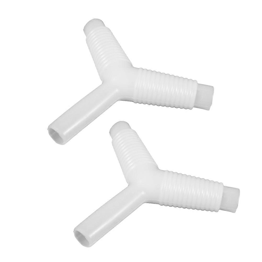 Sewer Hose Adapter Three-Way Connector for Washing Machine 2Pcs